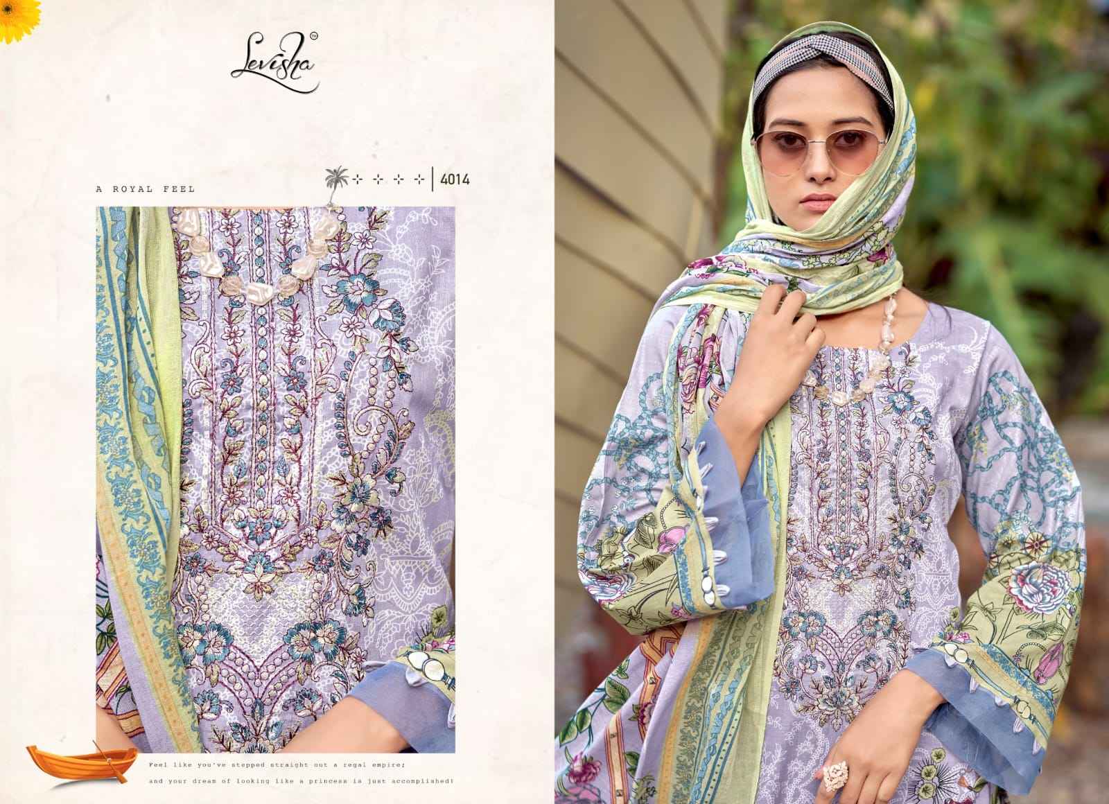 Levisha Muskan Vol 4 Cotton Dress Material 8 pcs Catalogue