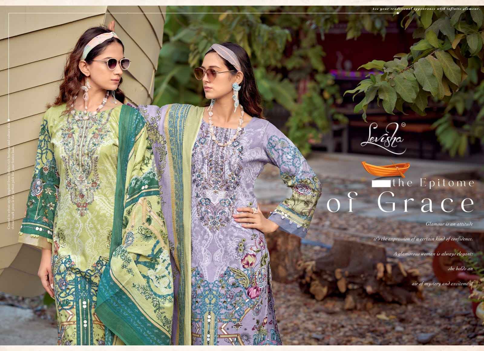 Levisha Muskan Vol 4 Cotton Dress Material 8 pcs Catalogue