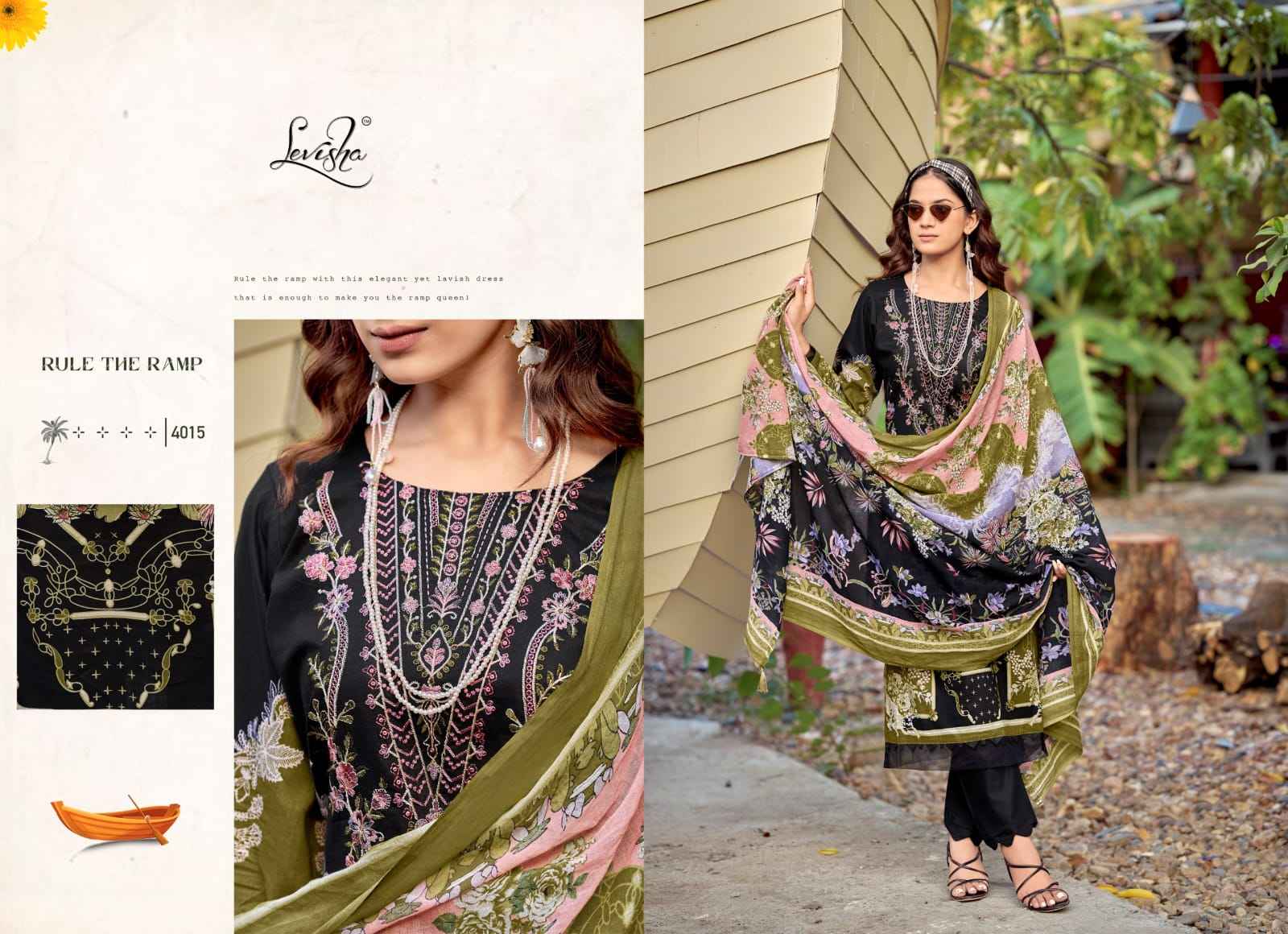 Levisha Muskan Vol 4 Cotton Dress Material 8 pcs Catalogue