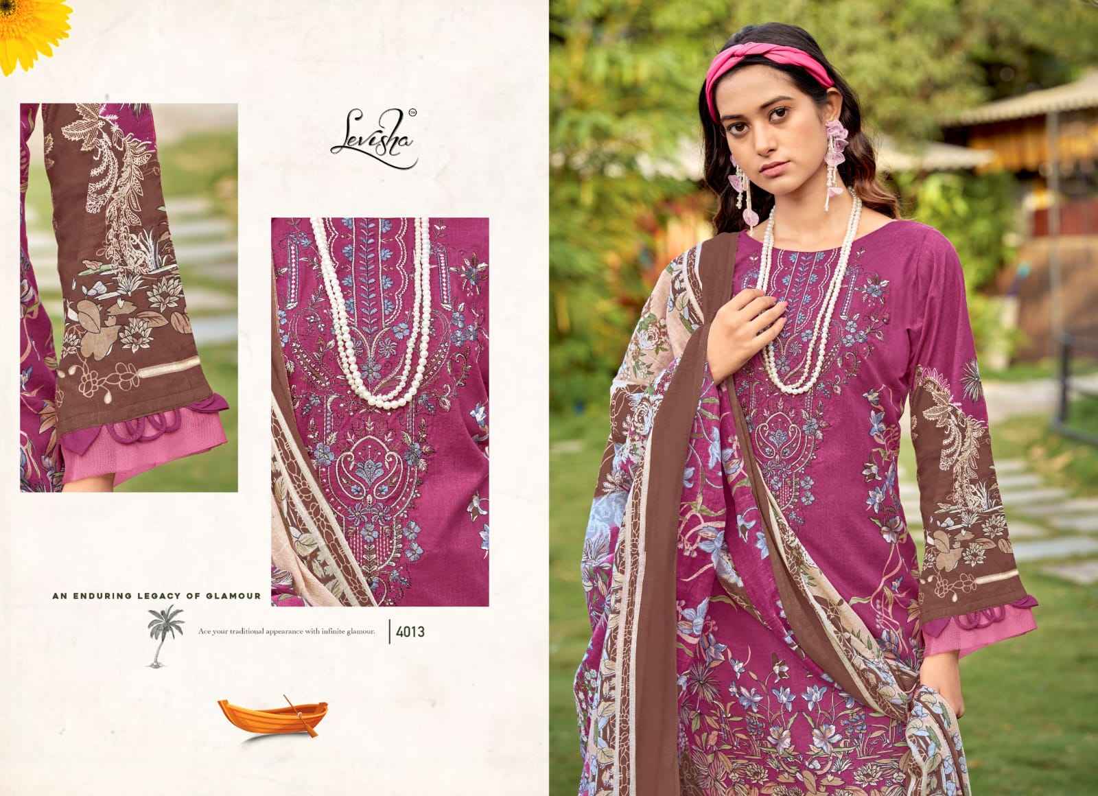 Levisha Muskan Vol 4 Cotton Dress Material 8 pcs Catalogue