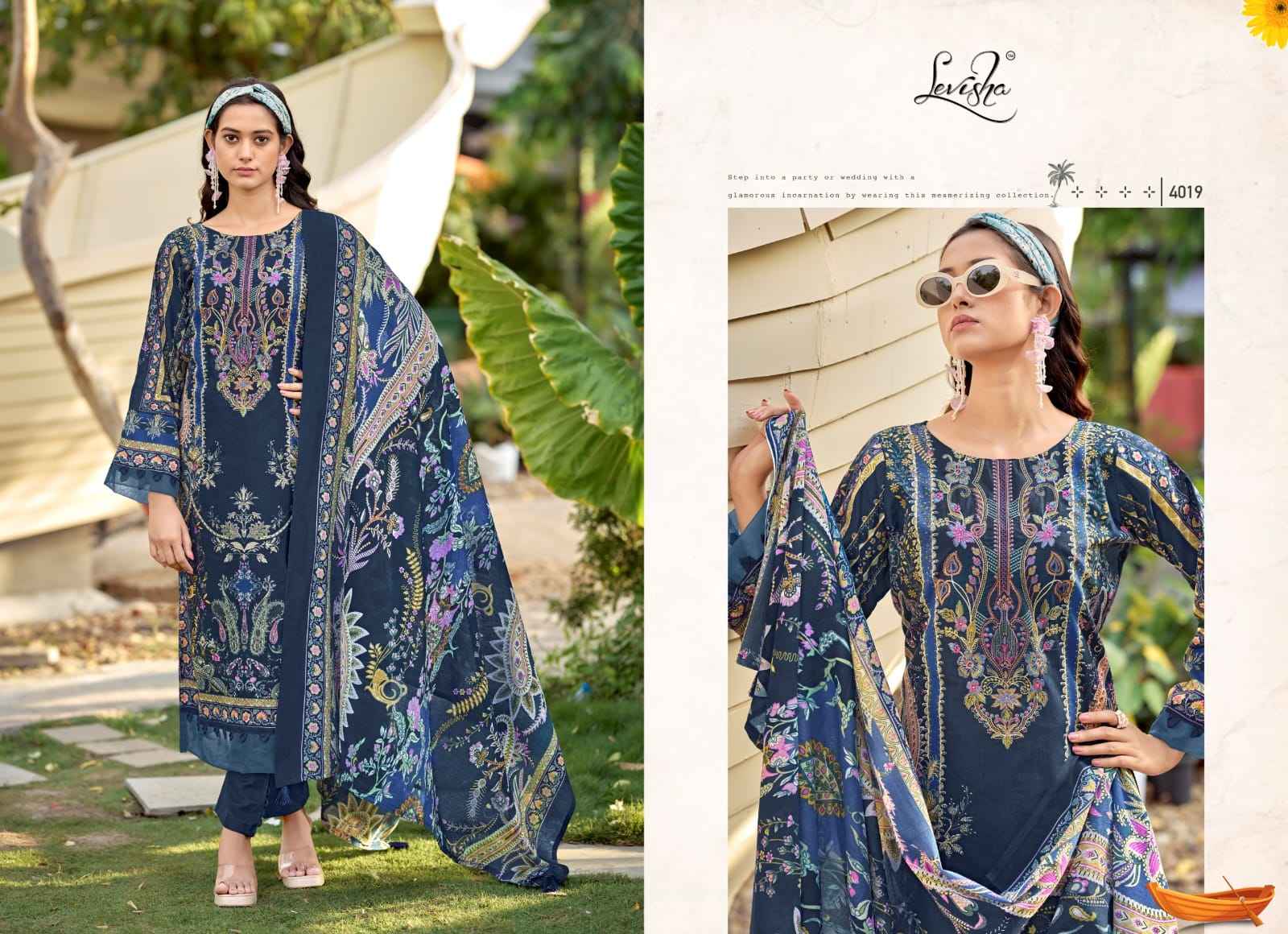 Levisha Muskan Vol 4 Cotton Dress Material 8 pcs Catalogue