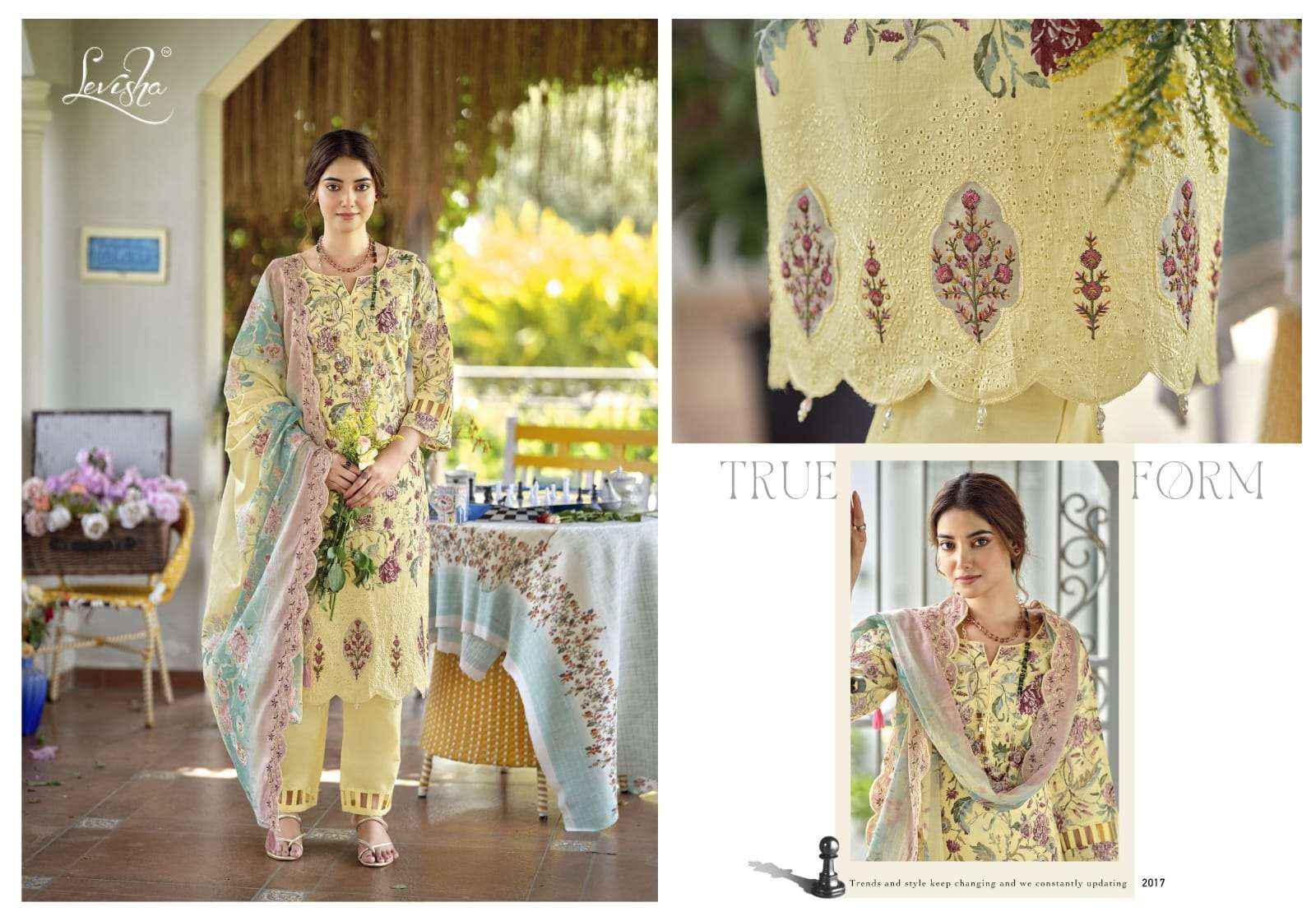 Levisha Nawazish Vol 2 Lawn Cotton Dress Material 6 pcs Catalogue