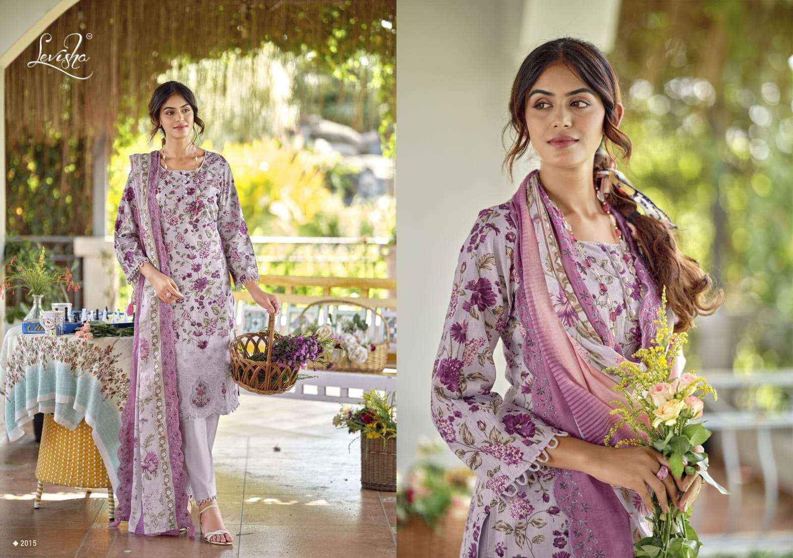 Levisha Nawazish Vol 2 Lawn Cotton Dress Material 6 pcs Catalogue