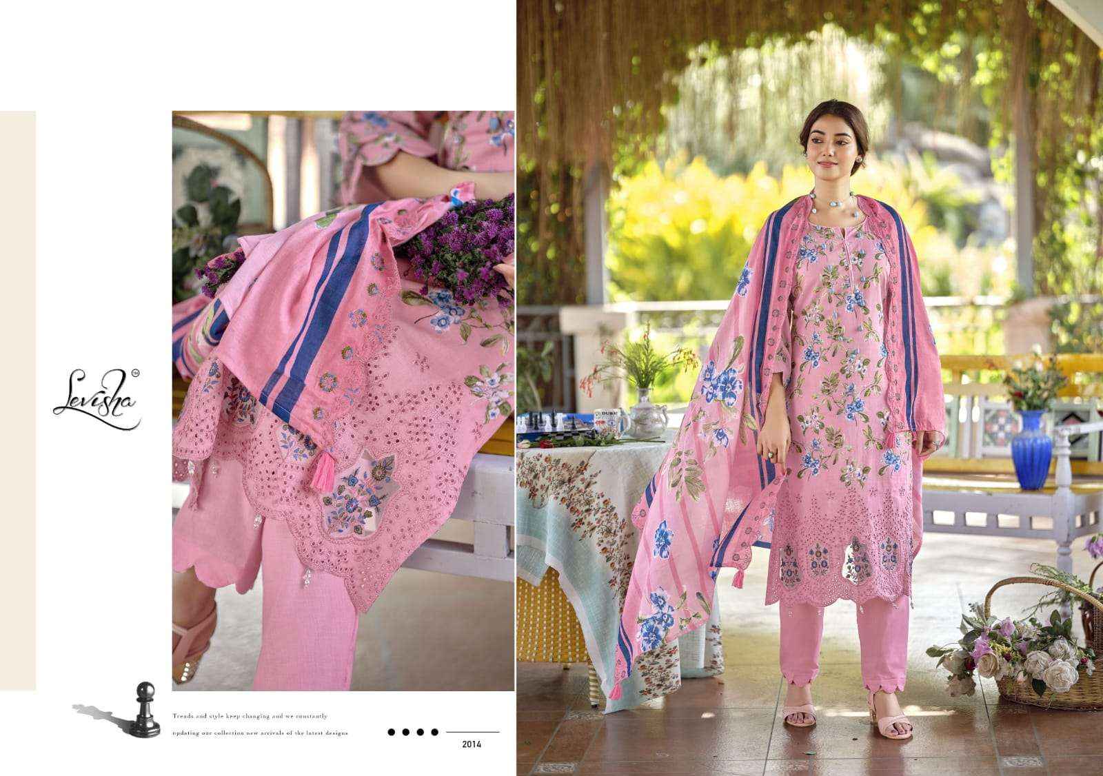 Levisha Nawazish Vol 2 Lawn Cotton Dress Material 6 pcs Catalogue