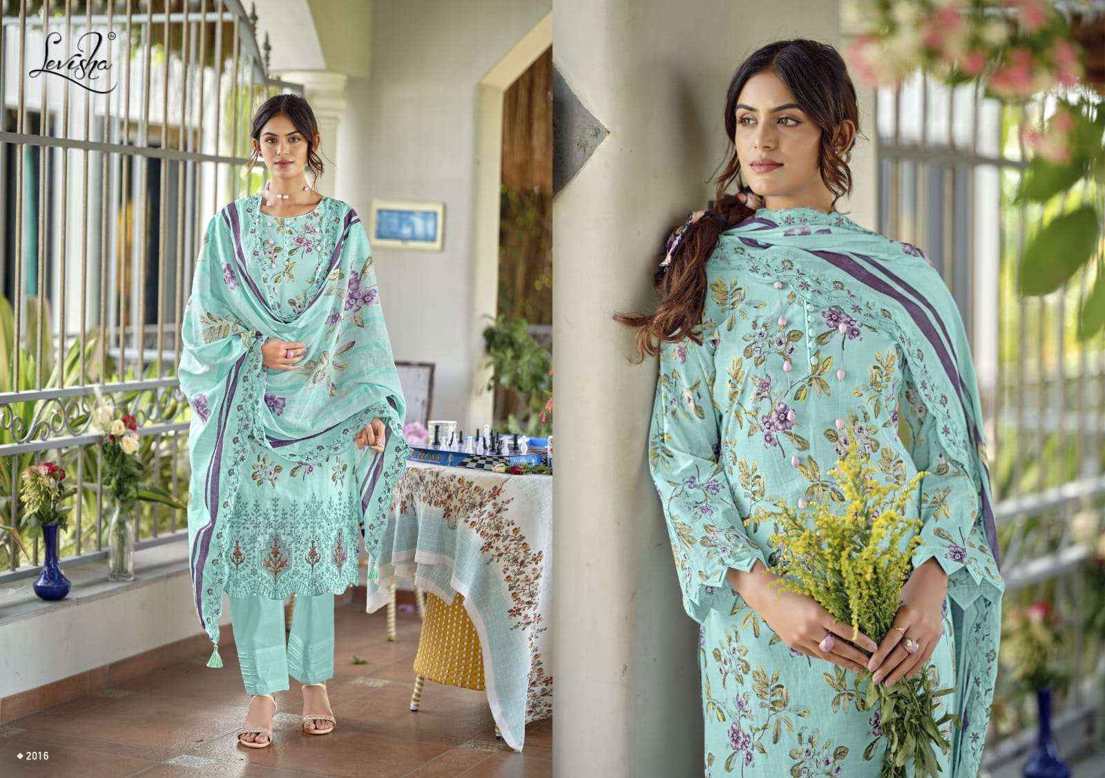 Levisha Nawazish Vol 2 Lawn Cotton Dress Material 6 pcs Catalogue
