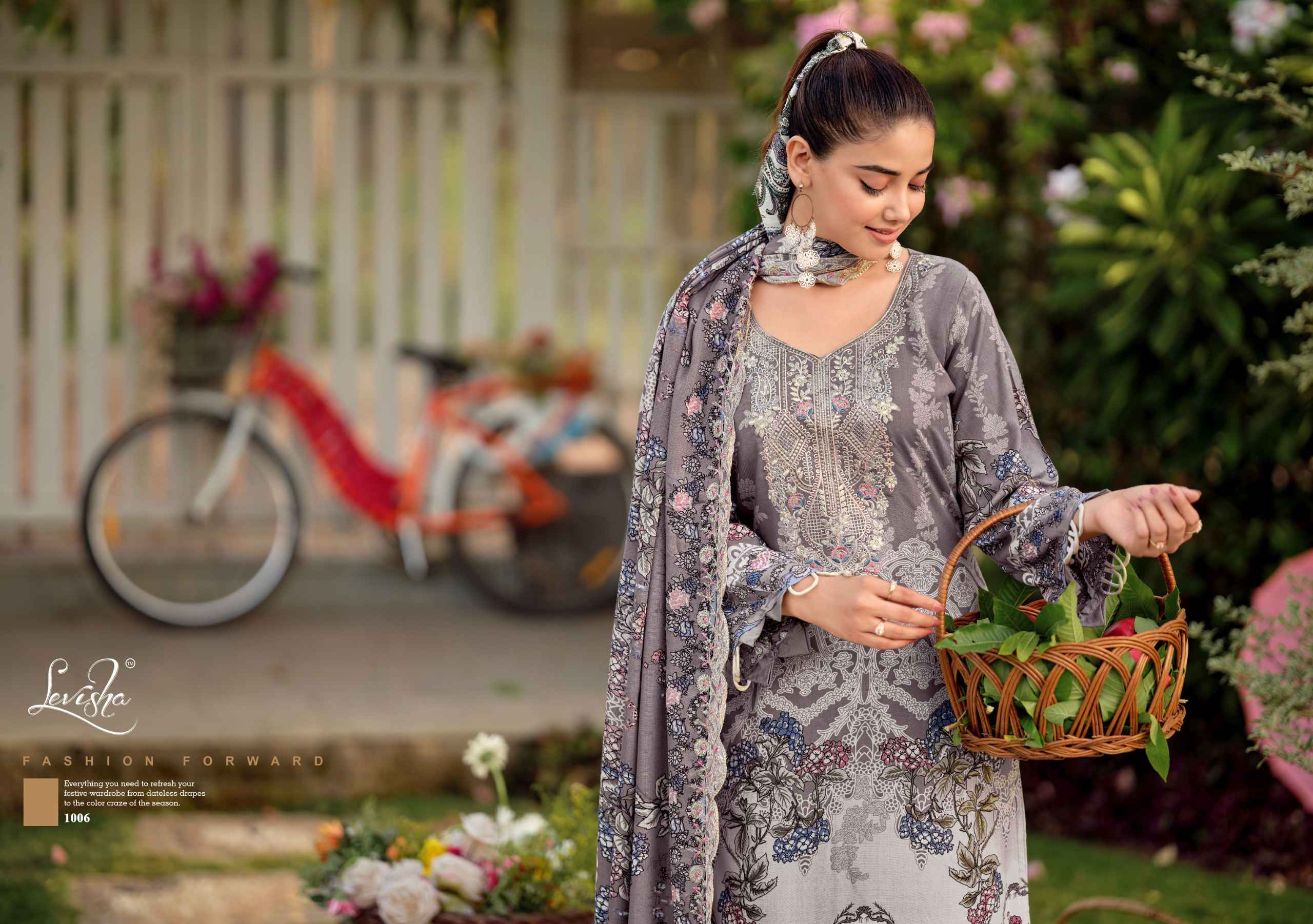 Levisha Needal Wonder Nx Vol 3 Rayon Viscose Dress Material 6 pcs Catalogue