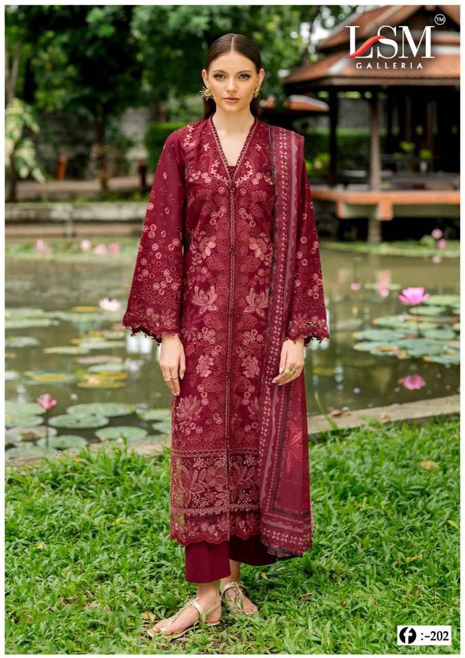 LSM Galleria Firdous Queen Lawn Vol 20 Readymade Lawn Cotton Dress 6 pcs Catalogue