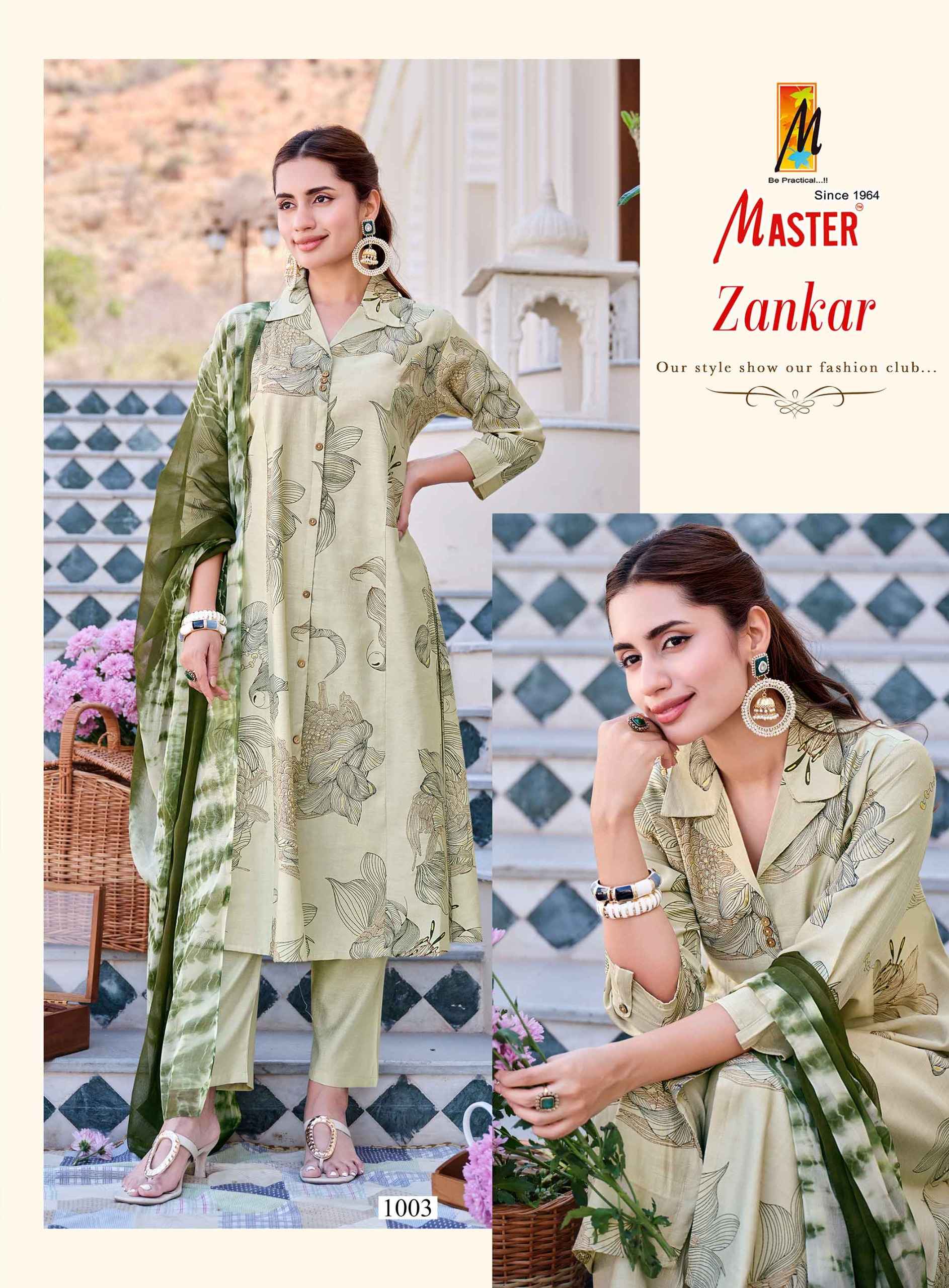 Master Zankar Vertican Kurti Combo 10 pcs Catalogue