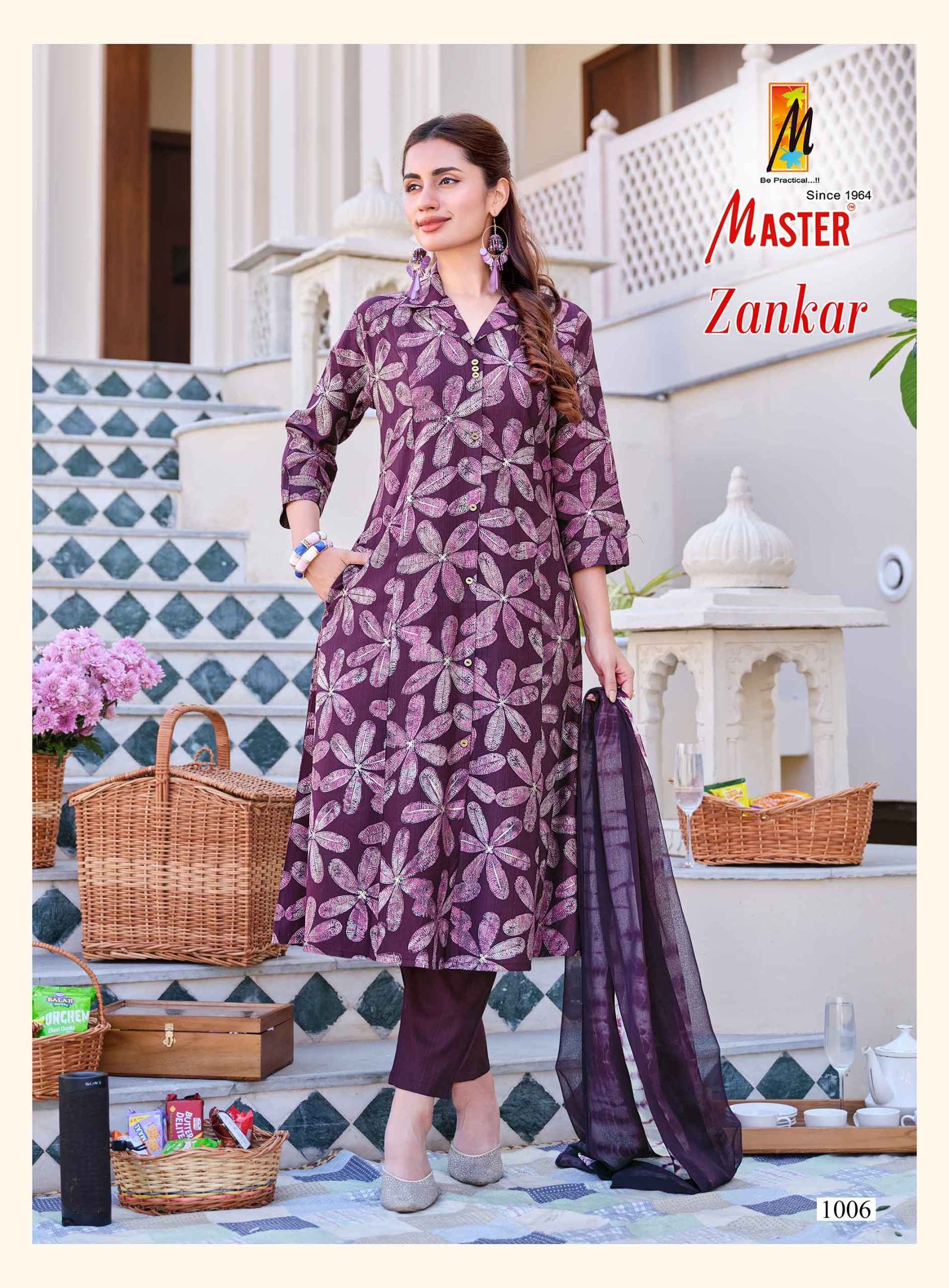 Master Zankar Vertican Kurti Combo 10 pcs Catalogue