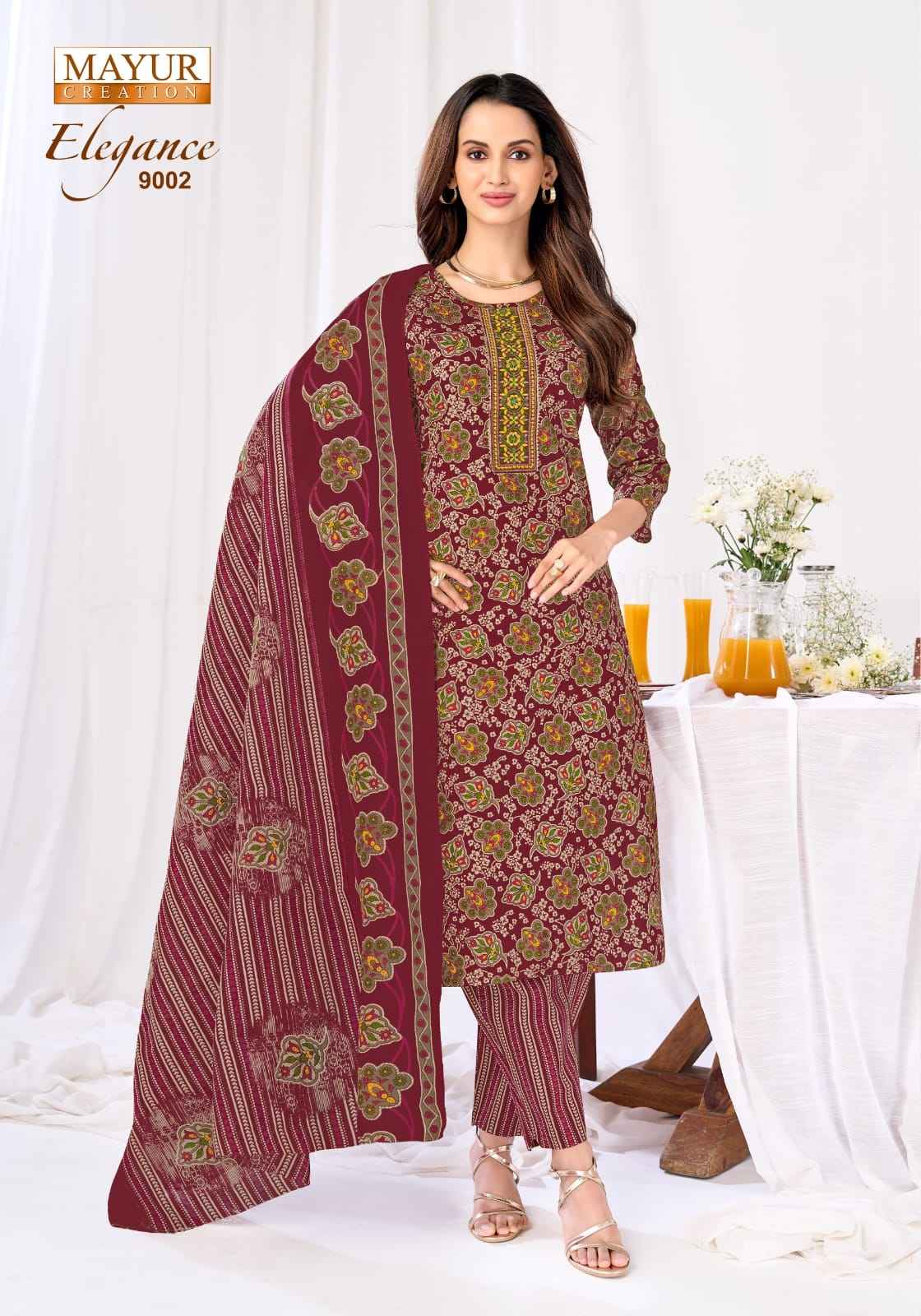 Mayur Creation Elegance Vol 9 Readymade Cotton Suit 10 pcs Catalogue