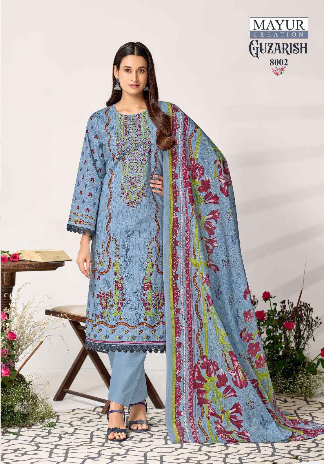 Mayur Creation Guzarish Vol 8 Cotton Dress Material 8 pcs Catalogue