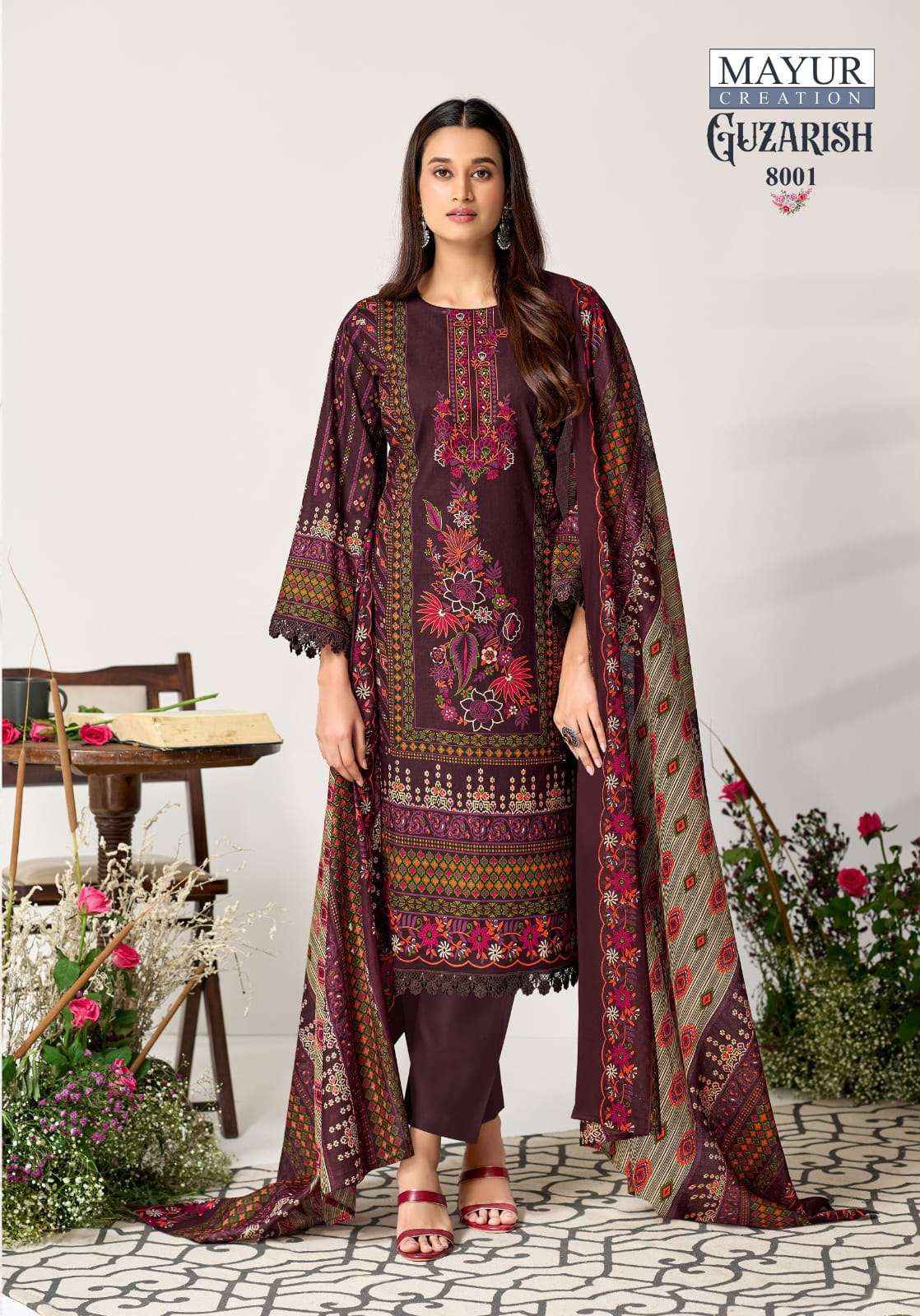 Mayur Creation Guzarish Vol 8 Cotton Dress Material 8 pcs Catalogue