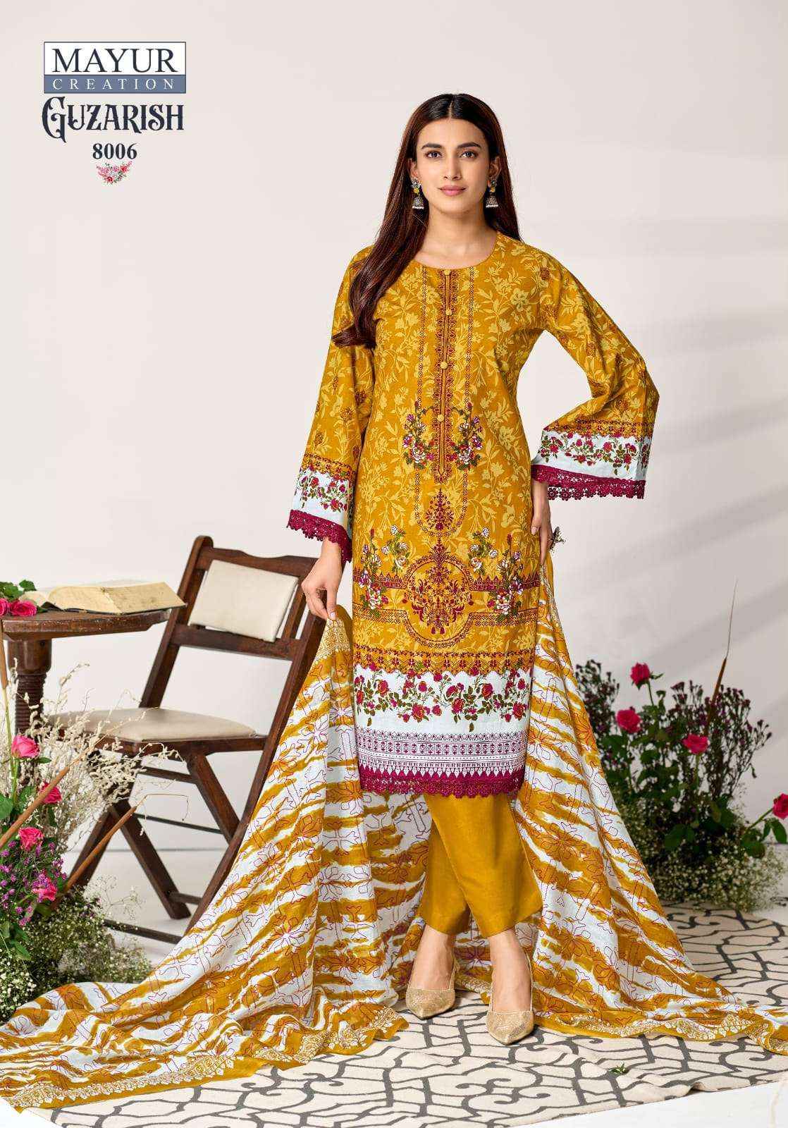Mayur Creation Guzarish Vol 8 Cotton Dress Material 8 pcs Catalogue