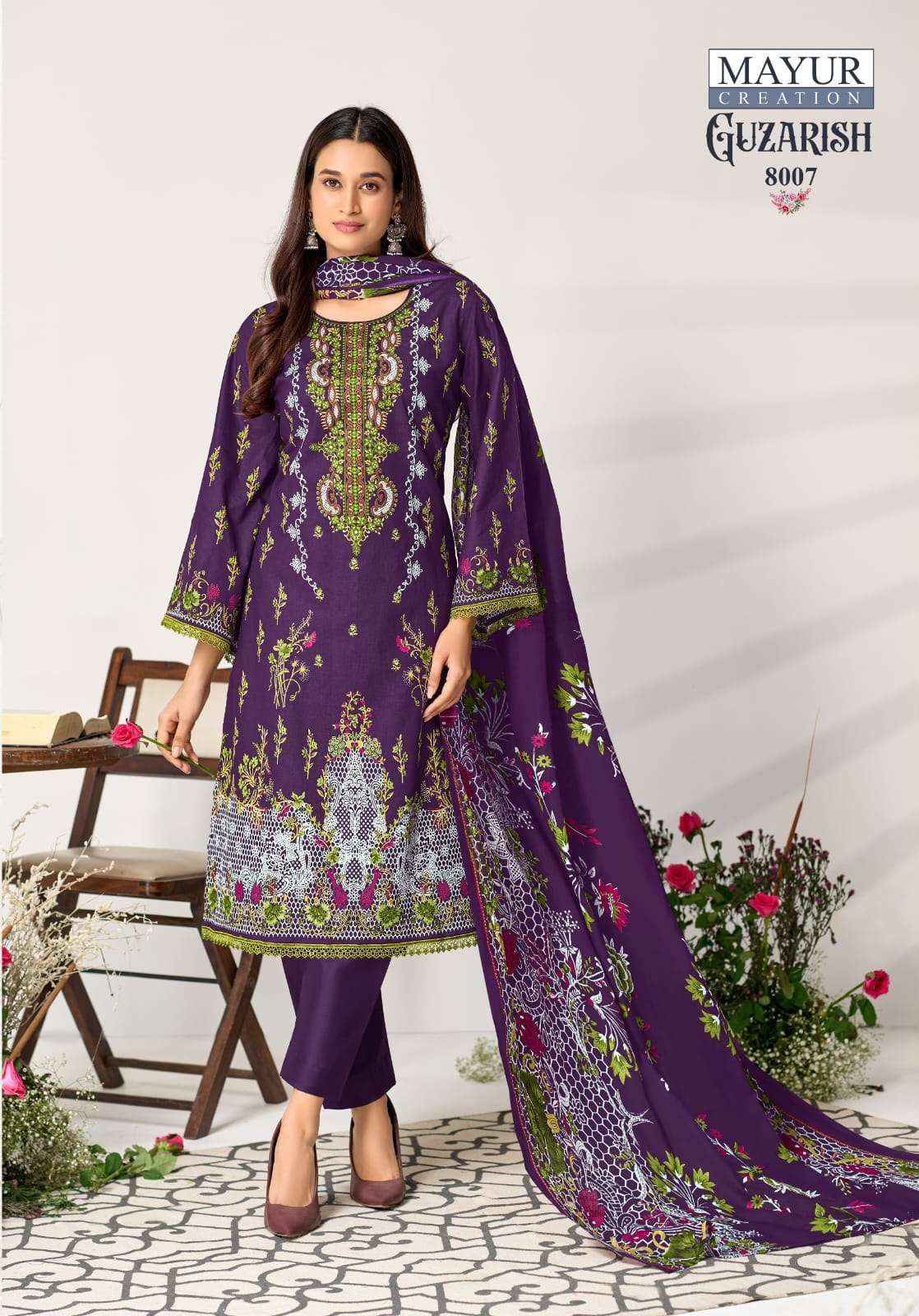 Mayur Creation Guzarish Vol 8 Cotton Dress Material 8 pcs Catalogue