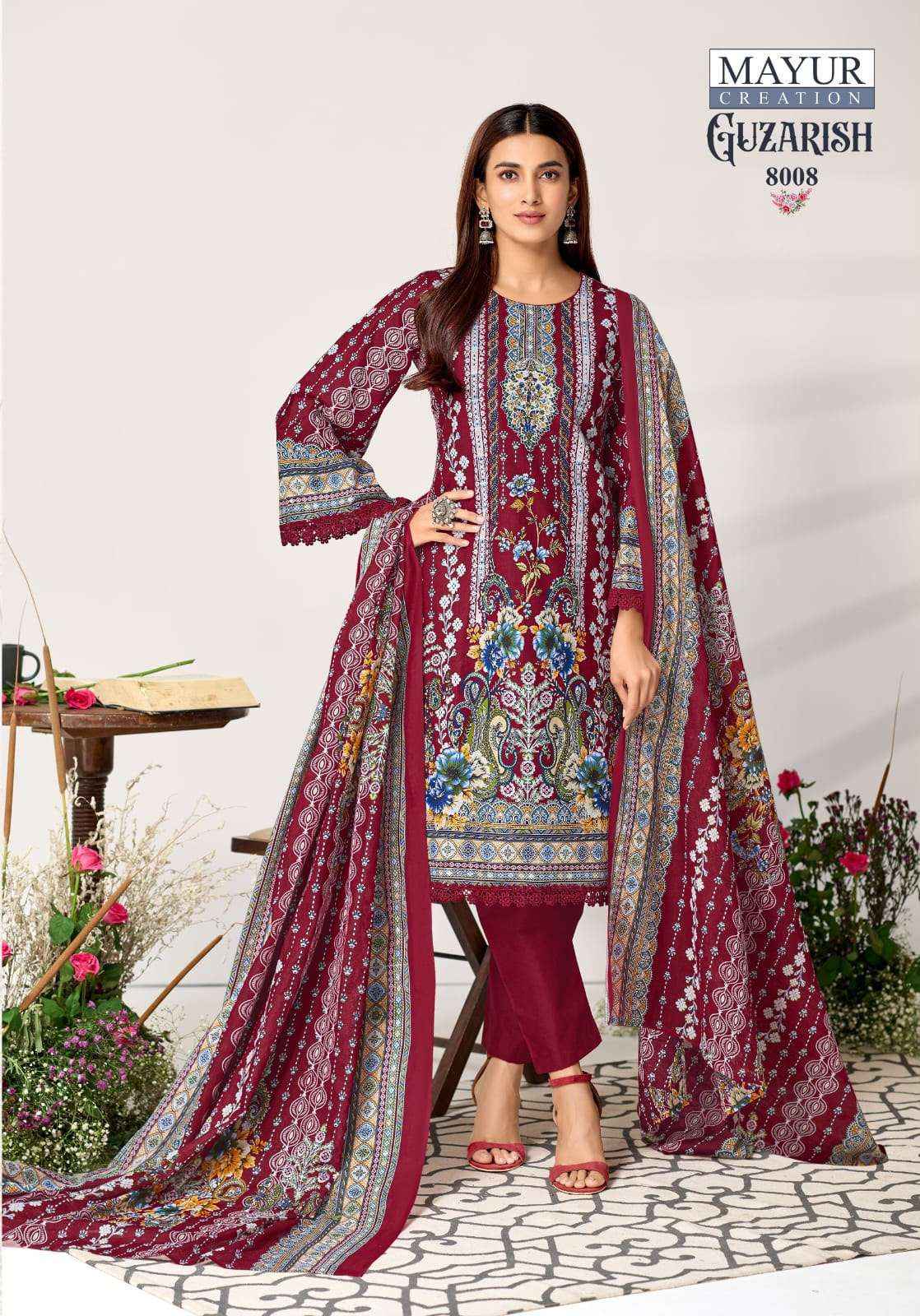 Mayur Creation Guzarish Vol 8 Cotton Dress Material 8 pcs Catalogue