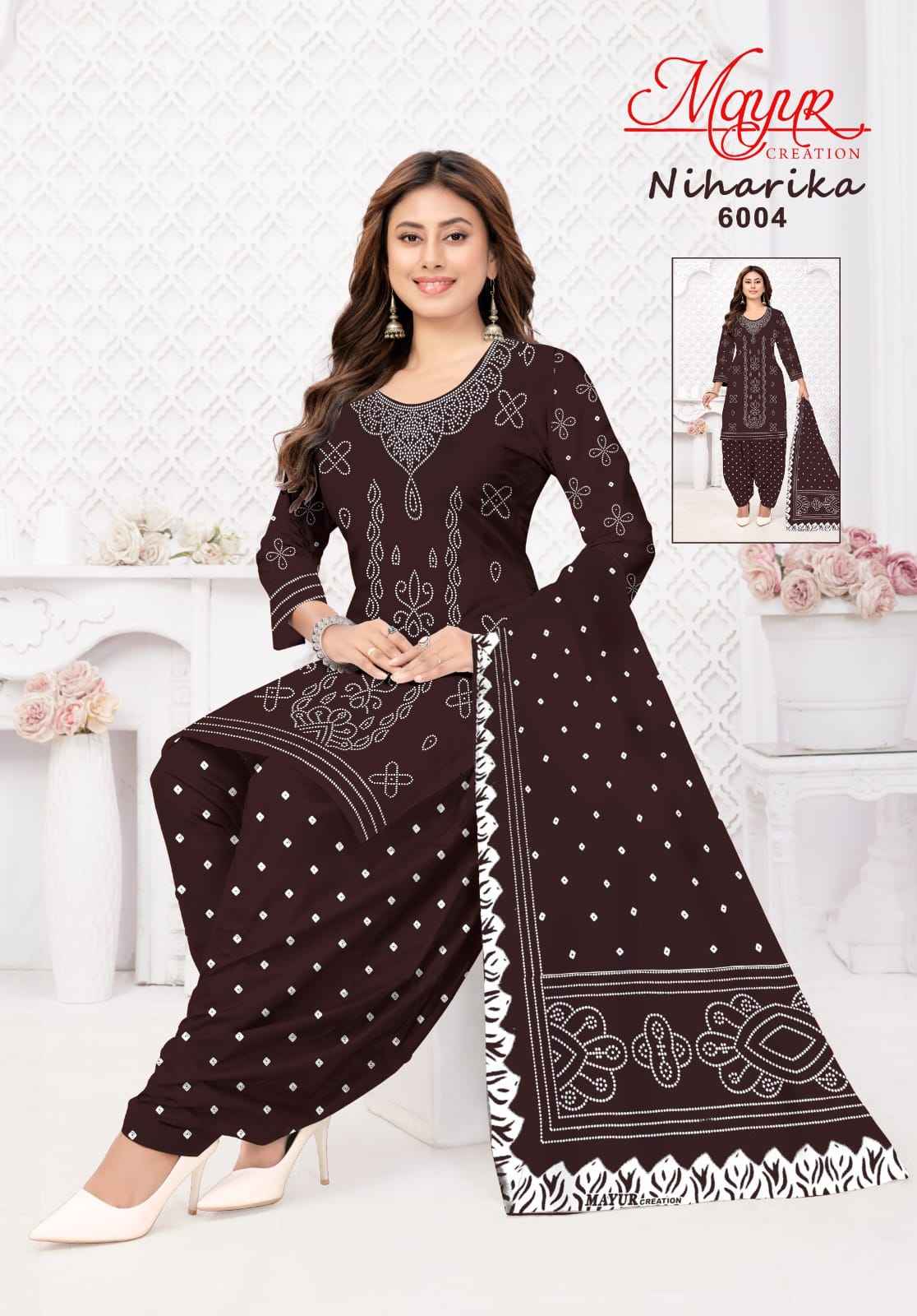 Mayur Creation Niharika Vol 6 Cotton Dress Material 10 pcs Catalogue