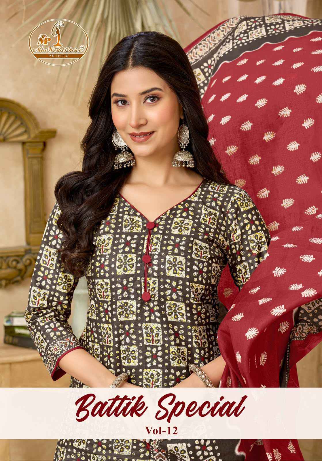 Miss World Choice Batik Special Vol 12 Readymade Cotton Dress 10 pcs Catalogue