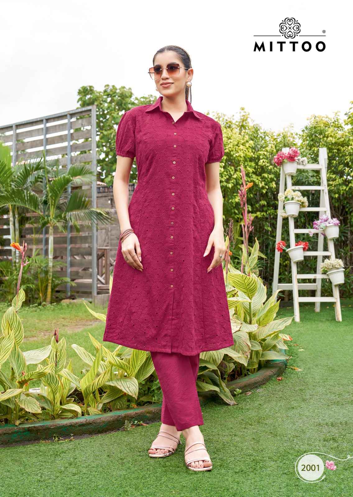 Mittoo Charvi Cotton Top With Bottom 4 pcs Catalogue