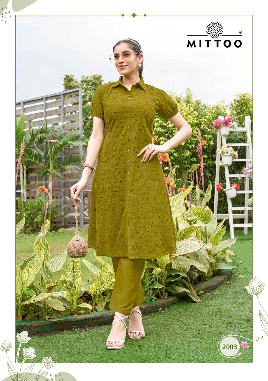 Mittoo Charvi Cotton Top With Bottom 4 pcs Catalogue