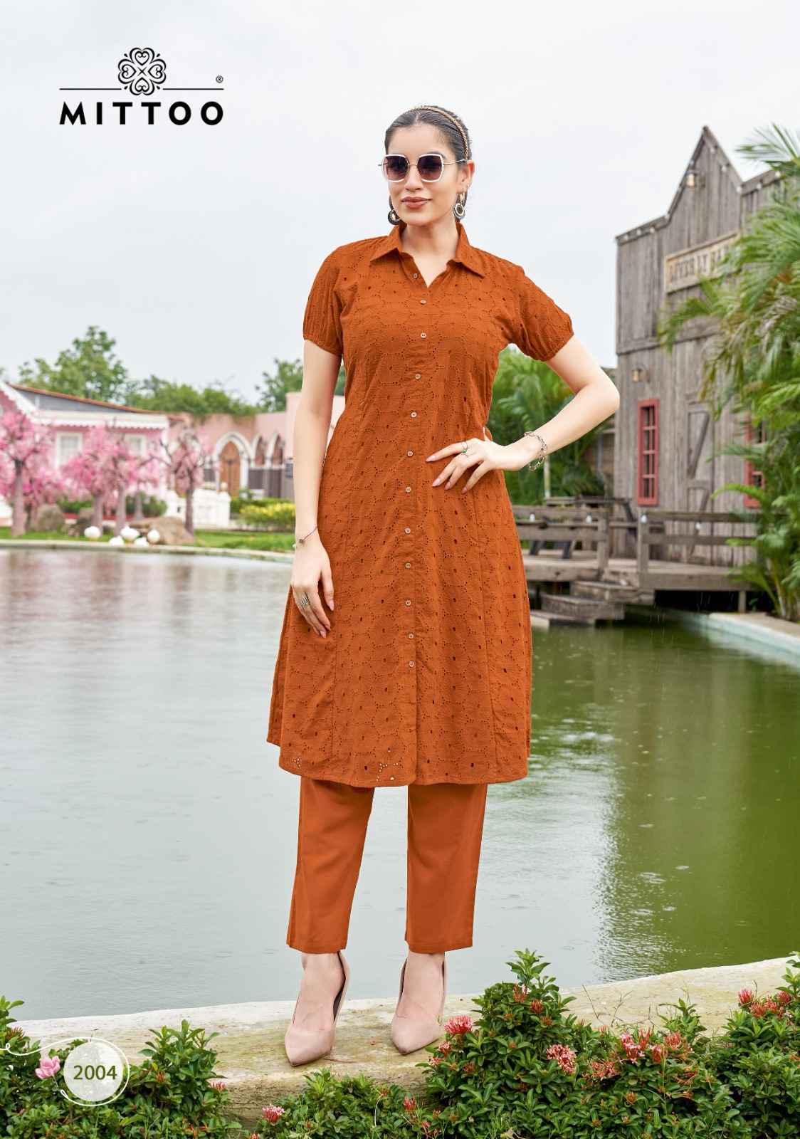 Mittoo Charvi Cotton Top With Bottom 4 pcs Catalogue