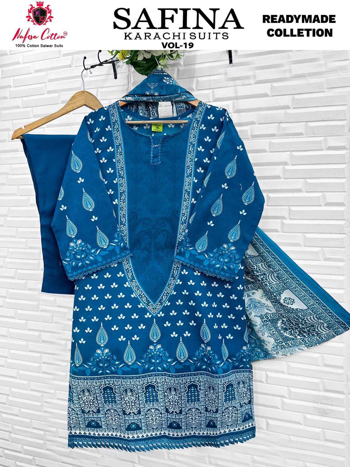 Nafisa Cotton Safina Vol 19 Readymade Cotton Dress 6 pcs Catalogue