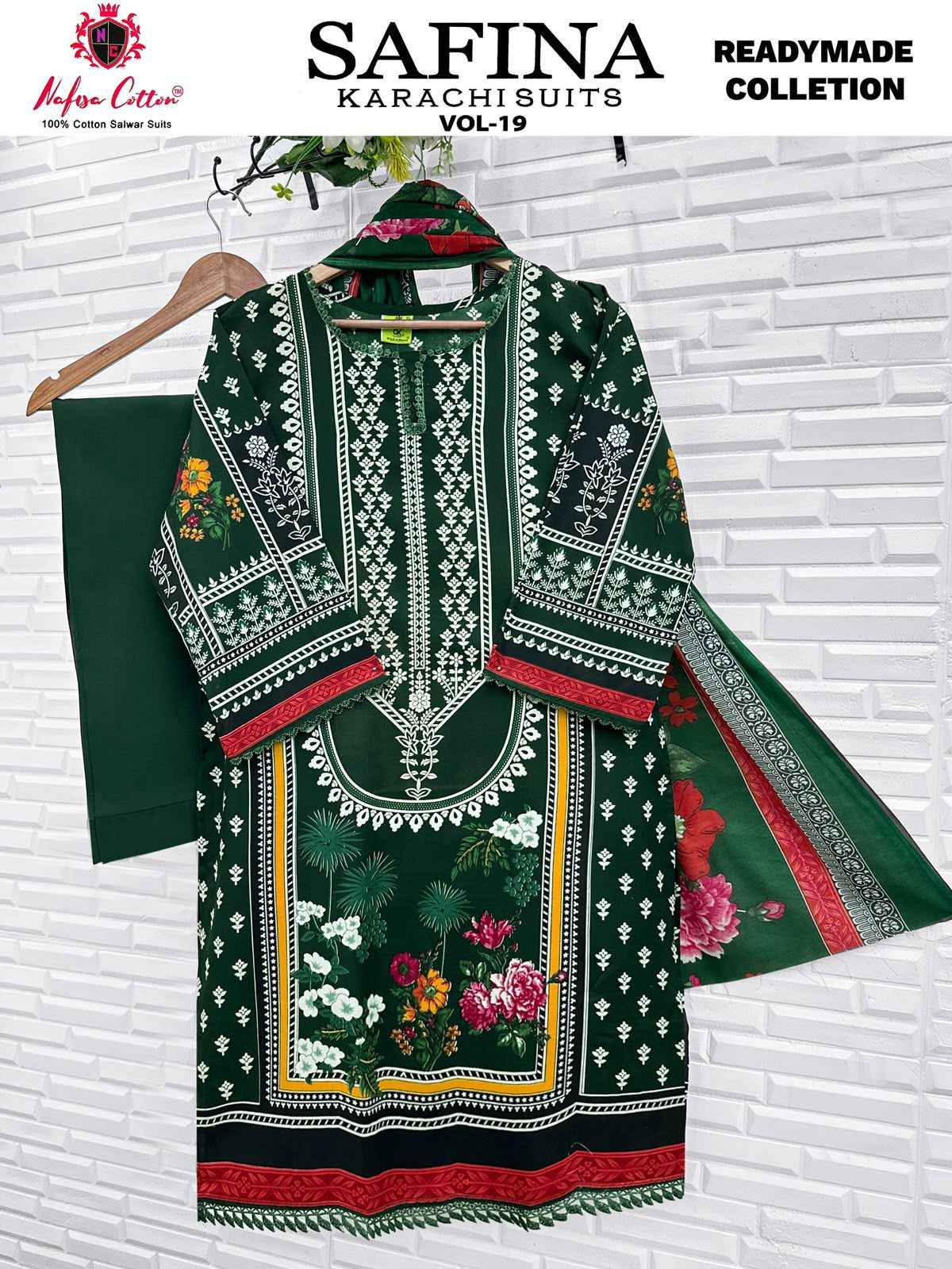 Nafisa Cotton Safina Vol 19 Readymade Cotton Dress 6 pcs Catalogue