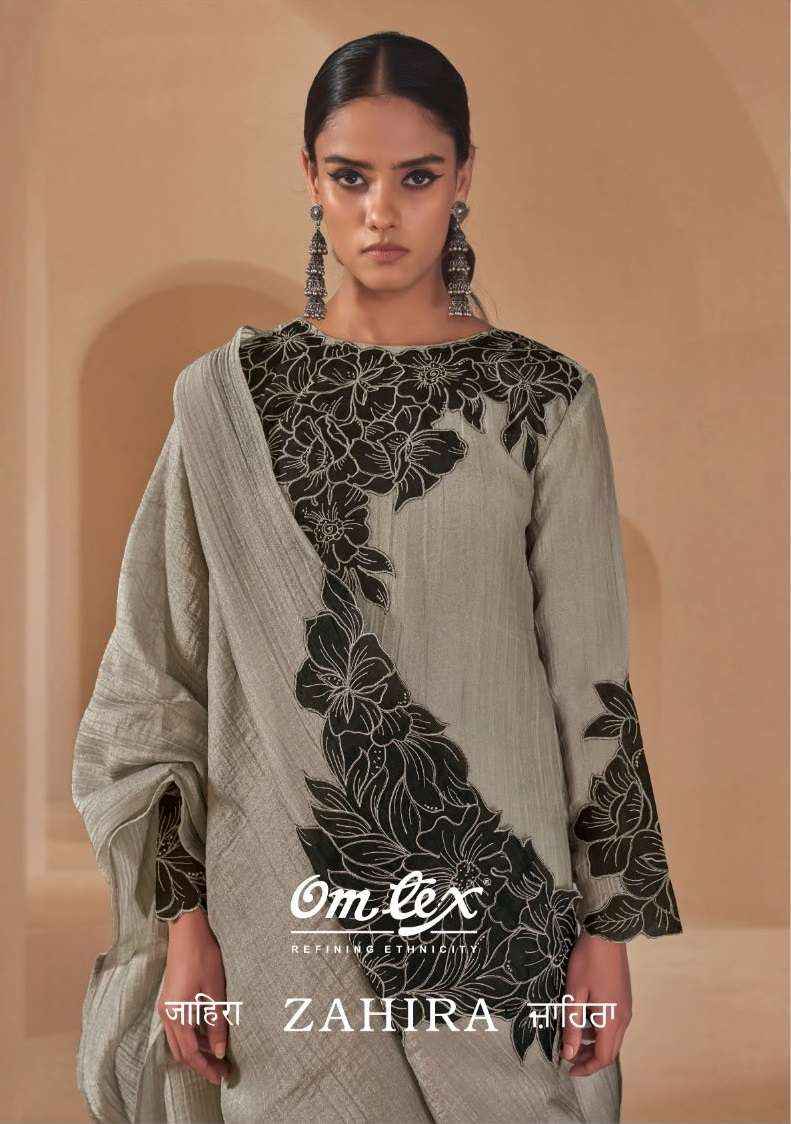 Omtex Zahira Mal Silk Dress Material 3 Pc Catalouge