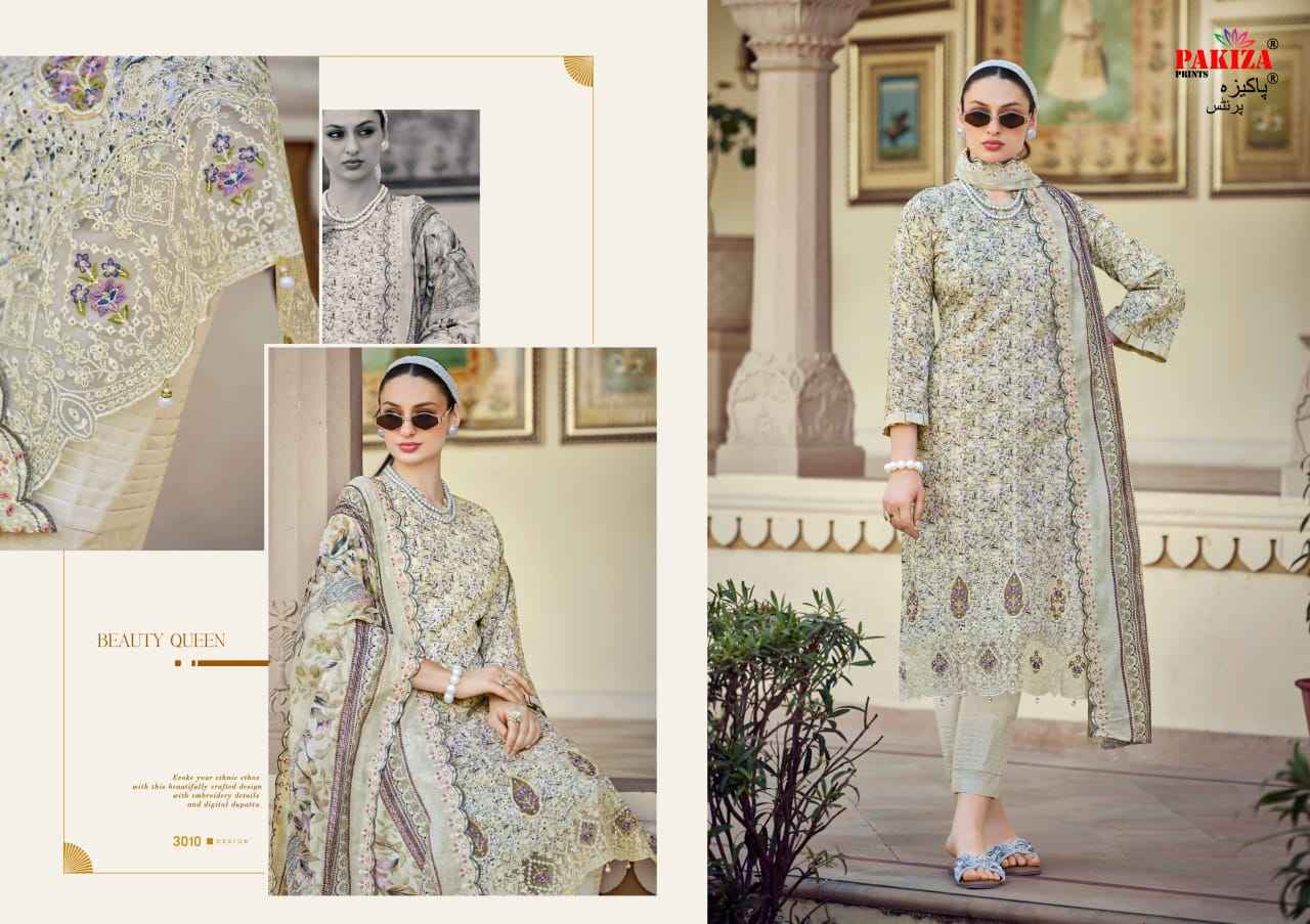 Pakiza Prints Haya Vol 30 Lawn Dress Material 10 pcs Catalogue