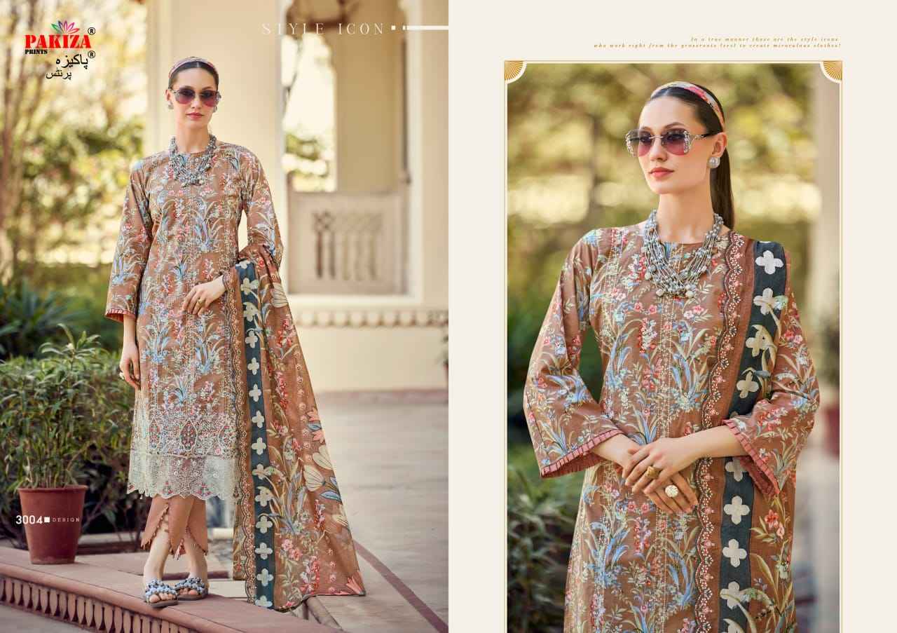 Pakiza Prints Haya Vol 30 Lawn Dress Material 10 pcs Catalogue