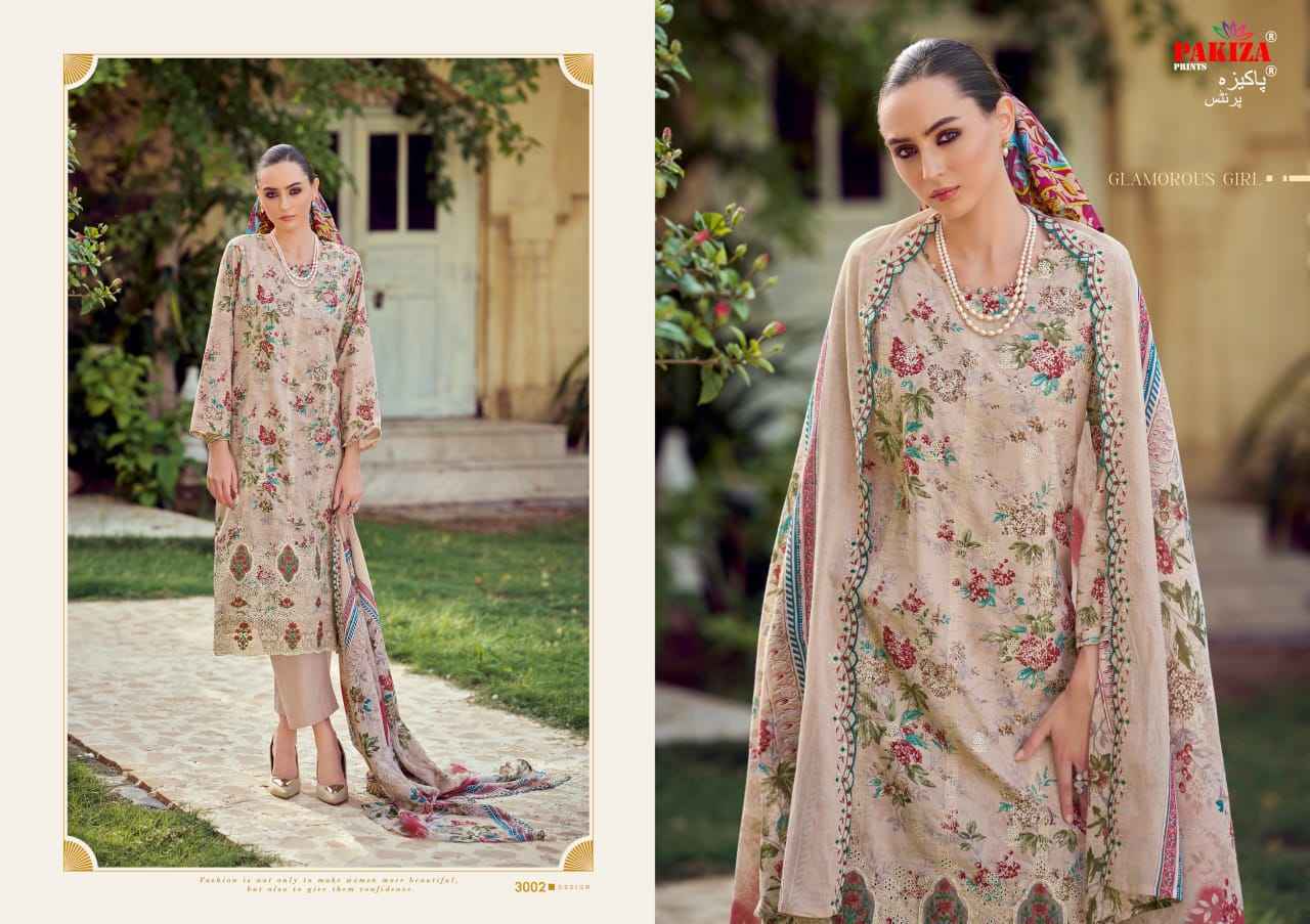 Pakiza Prints Haya Vol 30 Lawn Dress Material 10 pcs Catalogue