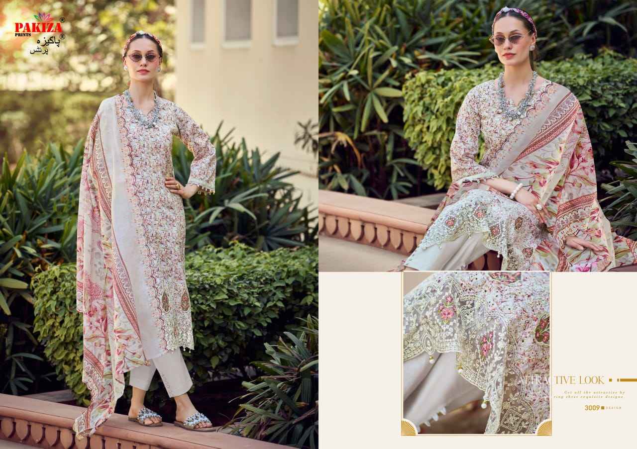 Pakiza Prints Haya Vol 30 Lawn Dress Material 10 pcs Catalogue