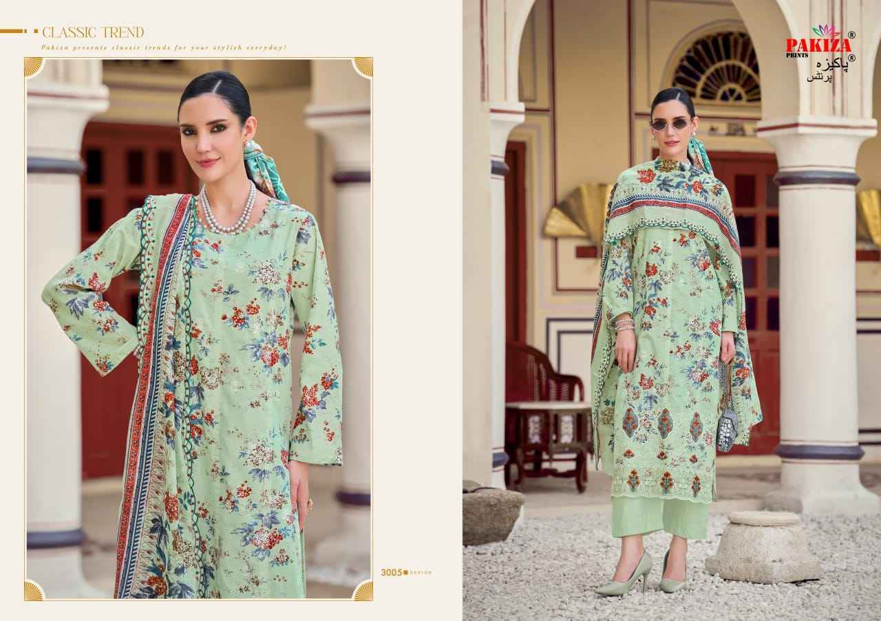 Pakiza Prints Haya Vol 30 Lawn Dress Material 10 pcs Catalogue