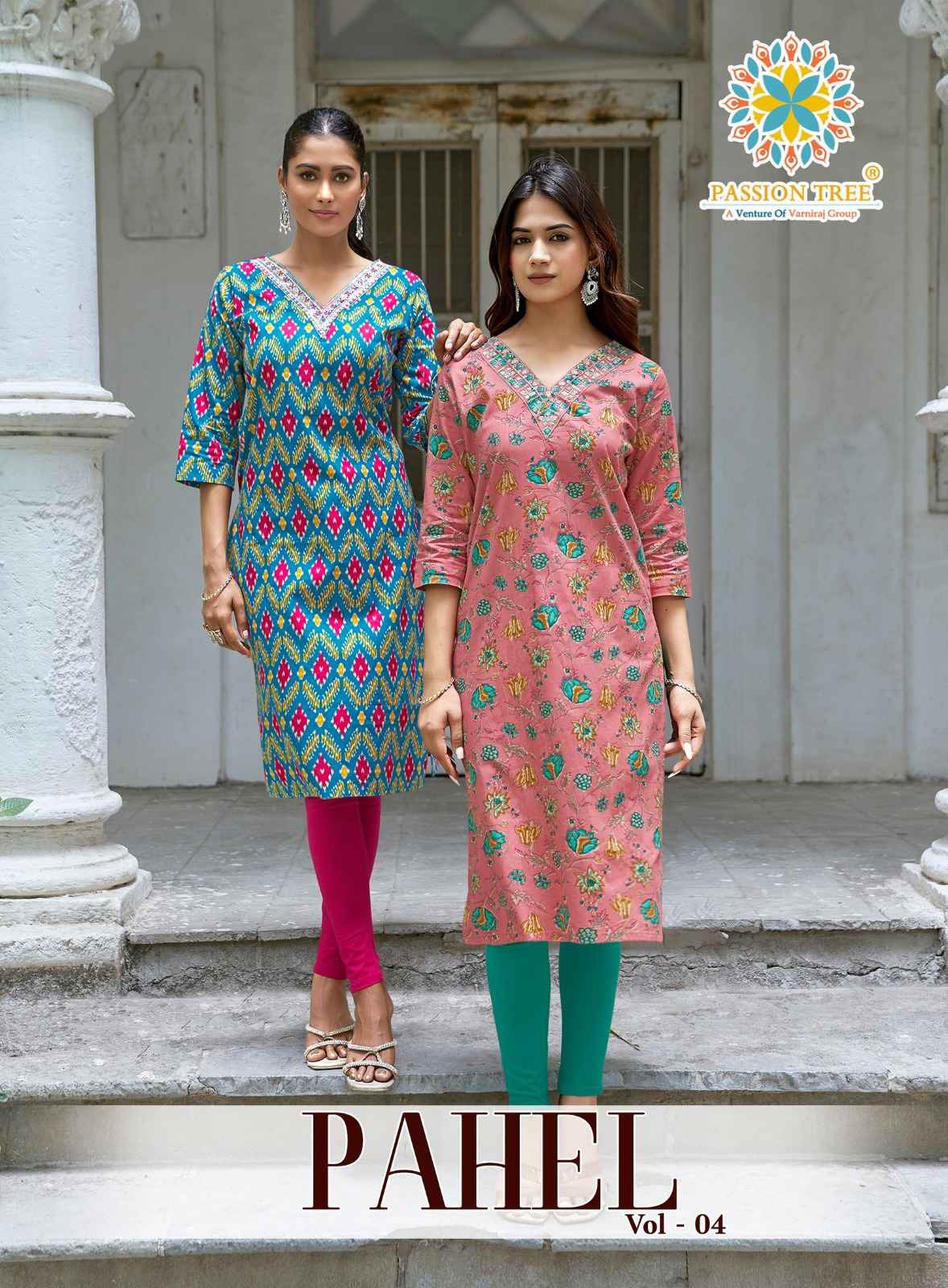 Passion Tree Pahel Vol 4 Cotton Kurti 11 pcs Catalogue