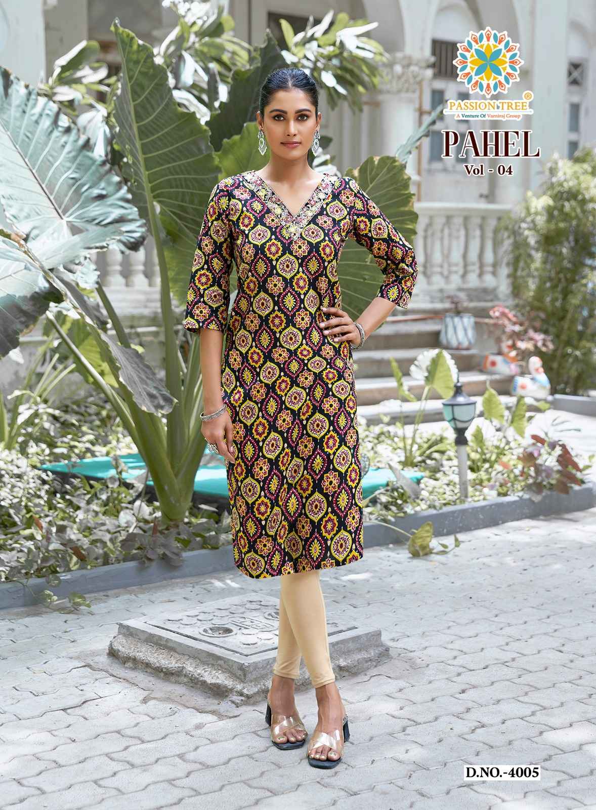 Passion Tree Pahel Vol 4 Cotton Kurti 11 pcs Catalogue