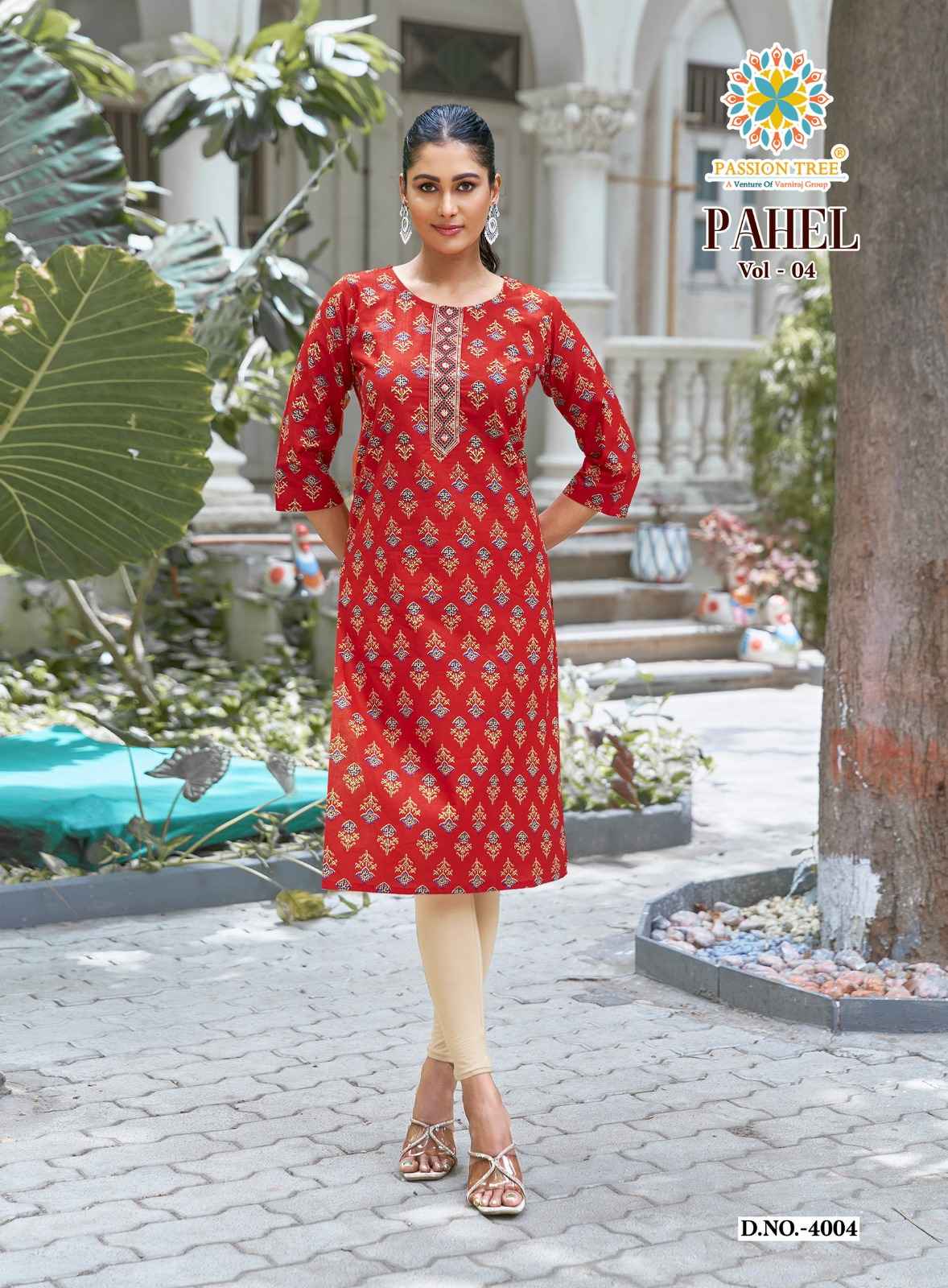 Passion Tree Pahel Vol 4 Cotton Kurti 11 pcs Catalogue