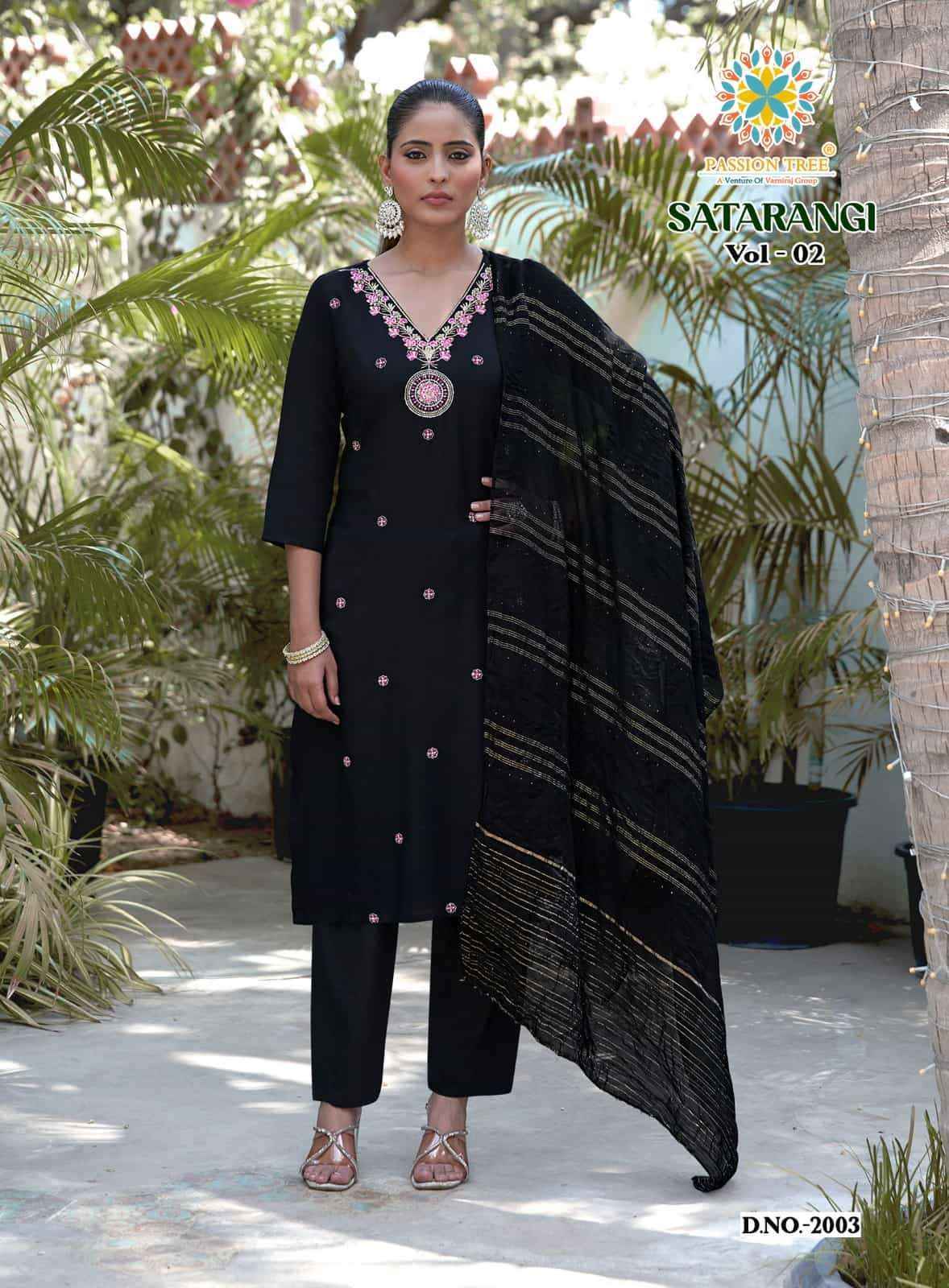 Passion Tree Satarangi Vol 2 Rayon Kurti Combo 9 pcs Catalogue