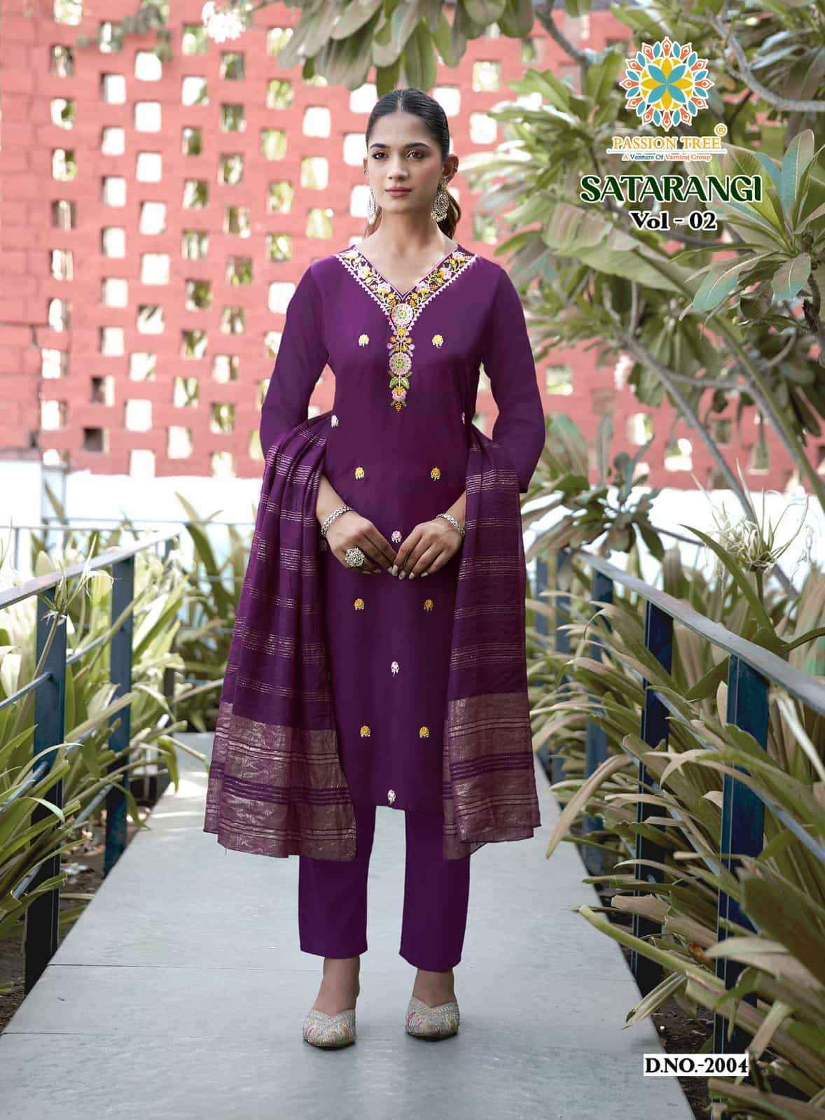 Passion Tree Satarangi Vol 2 Rayon Kurti Combo 9 pcs Catalogue