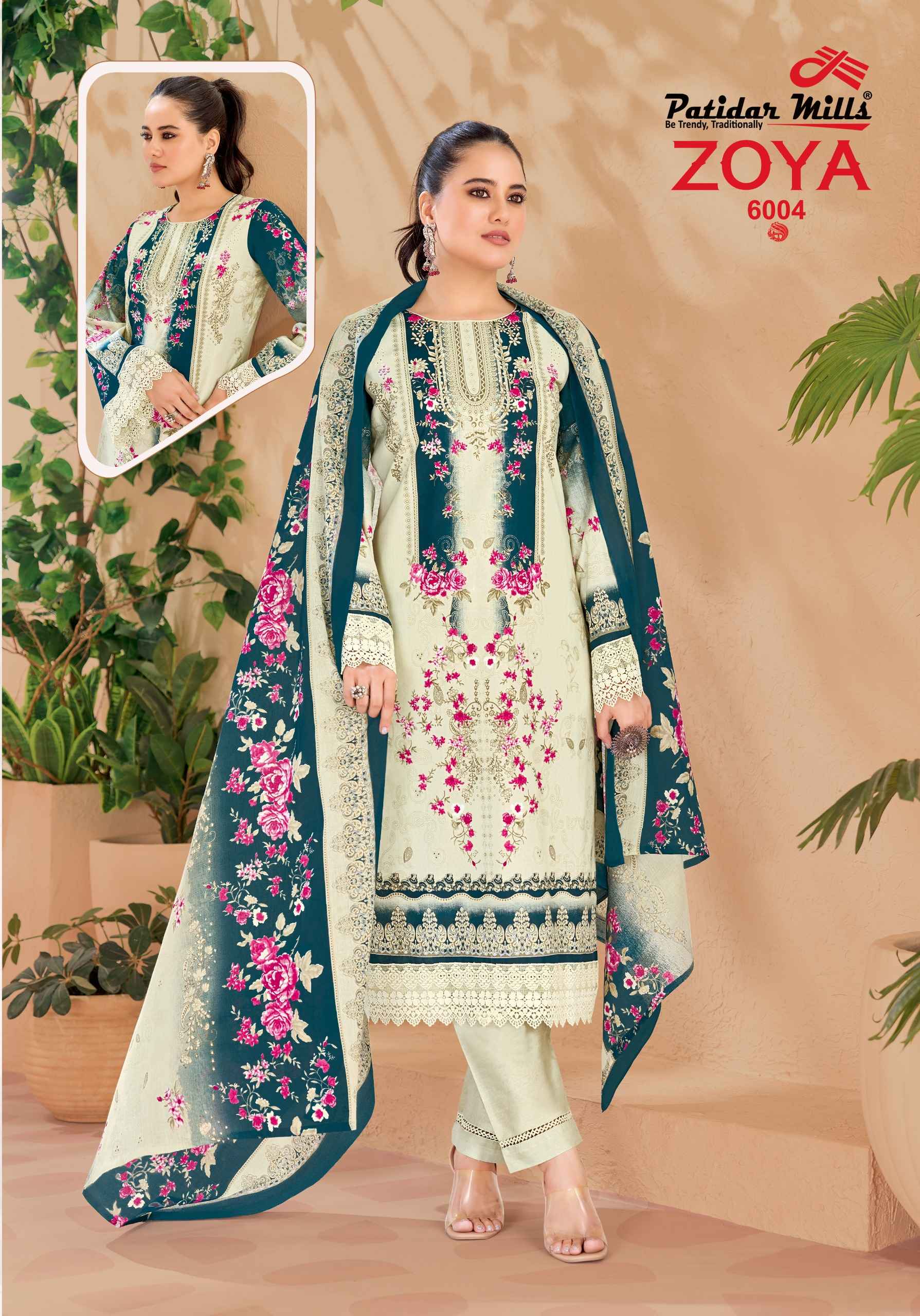 Patidar Mills Zoya Vol 6 Cotton Dress Material 8 pcs Catalogue