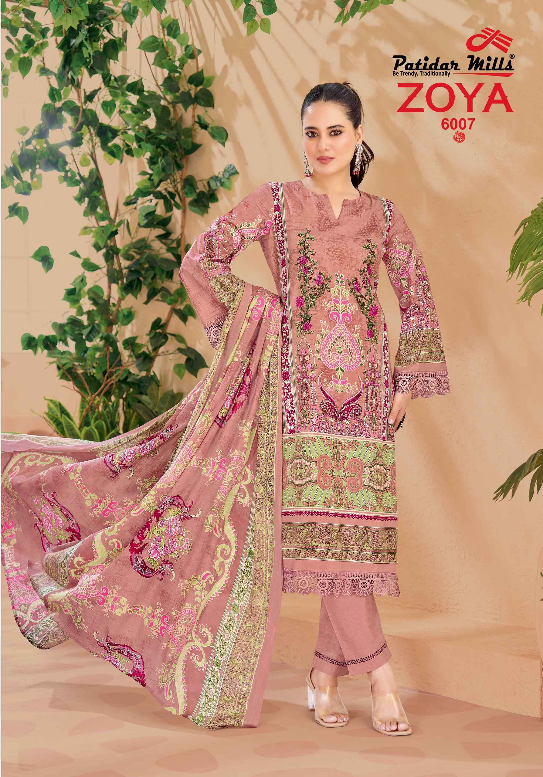 Patidar Mills Zoya Vol 6 Cotton Dress Material 8 pcs Catalogue