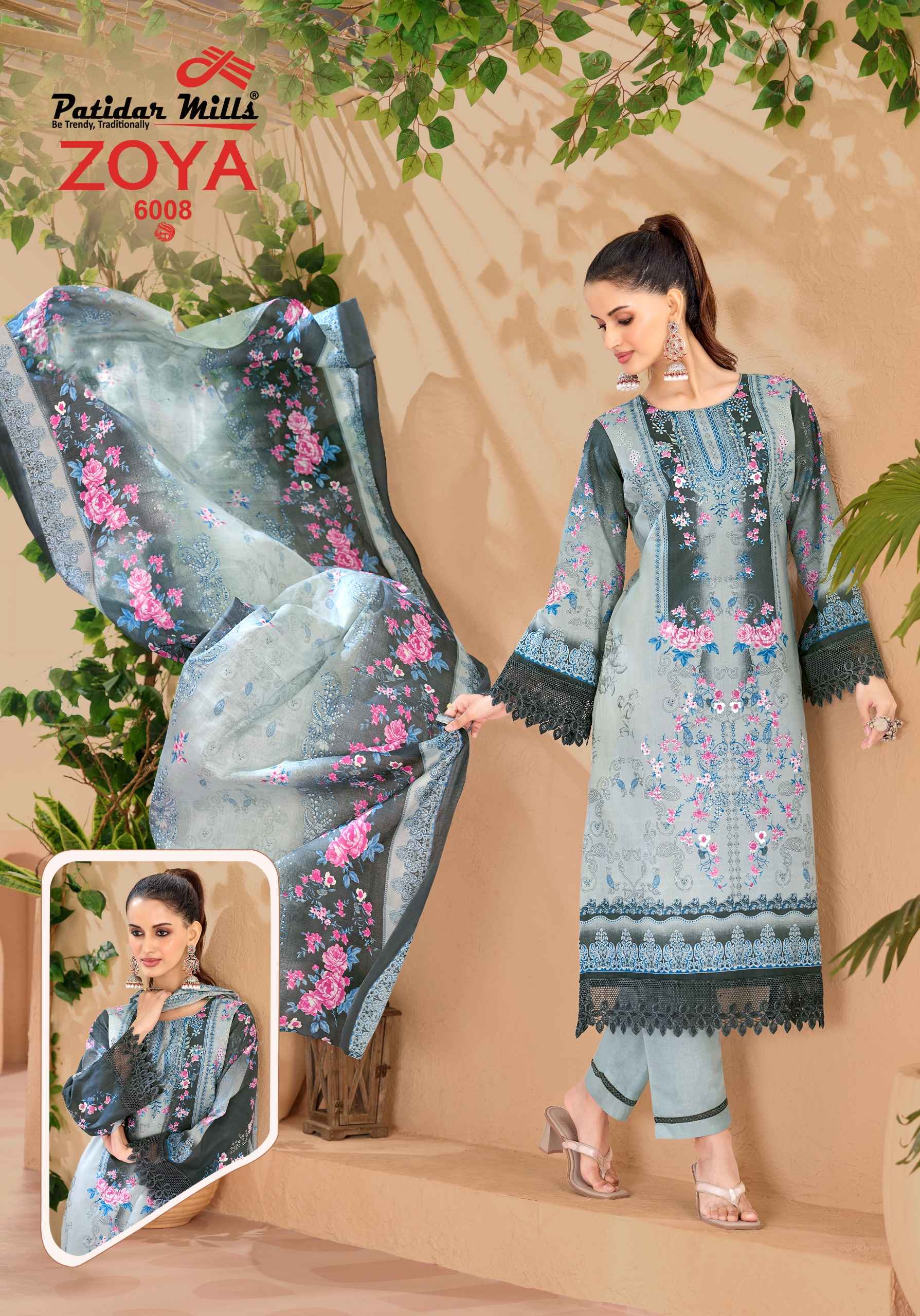 Patidar Mills Zoya Vol 6 Cotton Dress Material 8 pcs Catalogue