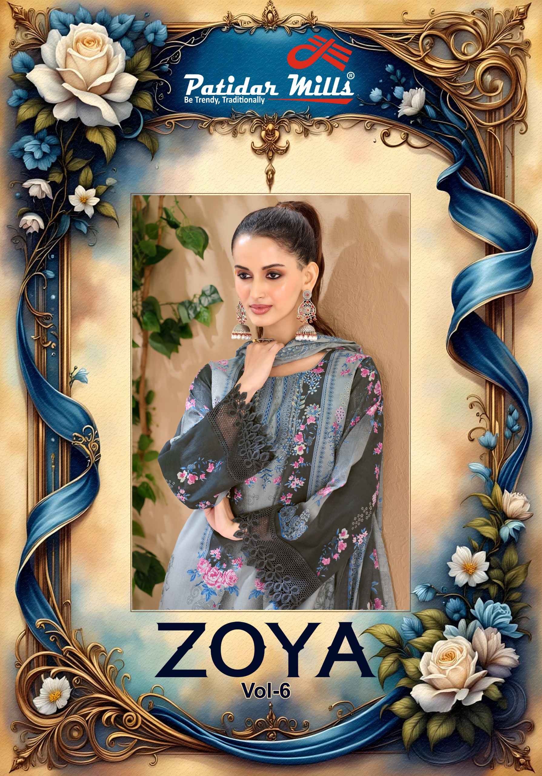 Patidar Mills Zoya Vol 6 Cotton Dress Material 8 pcs Catalogue