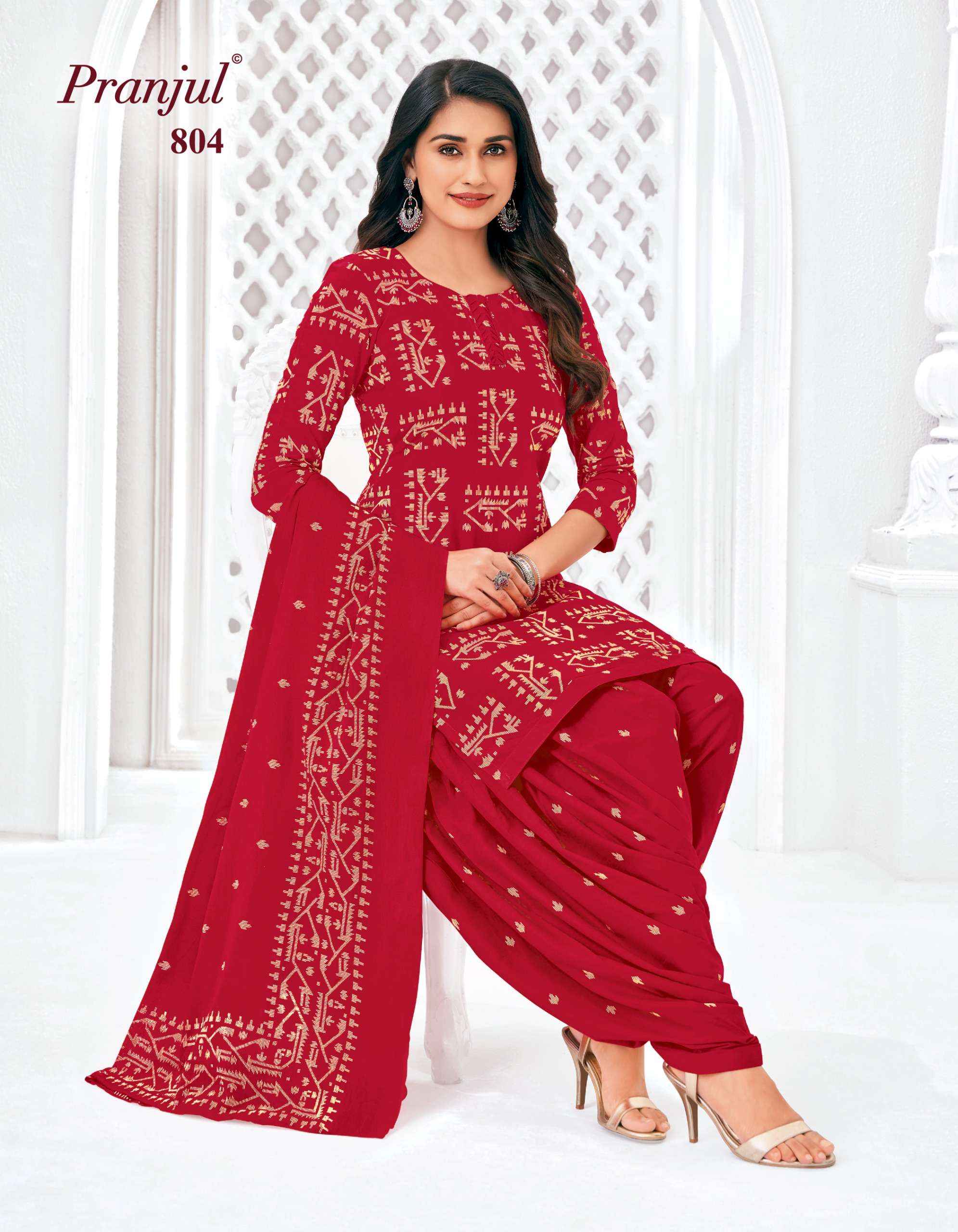 Pranjul Piya Vol 8 Readymade Cotton Dress 9 pcs Catalogue