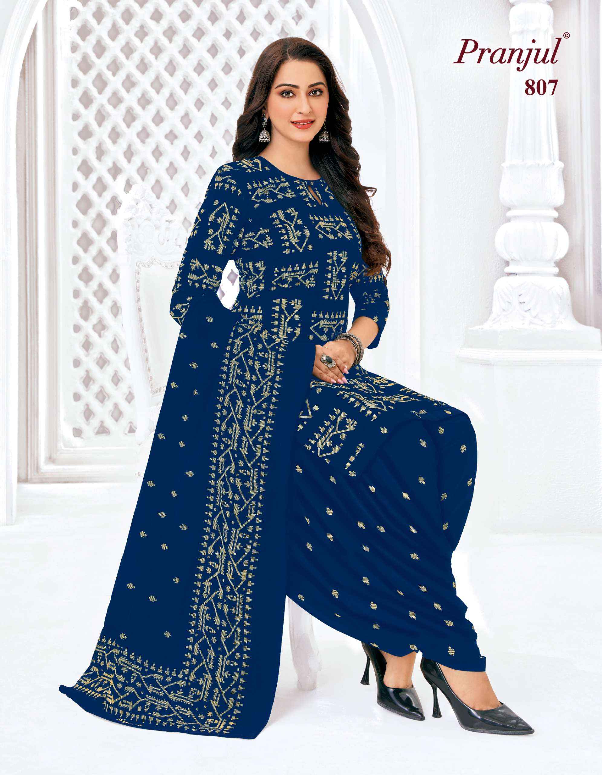 Pranjul Piya Vol 8 Readymade Cotton Dress 9 pcs Catalogue
