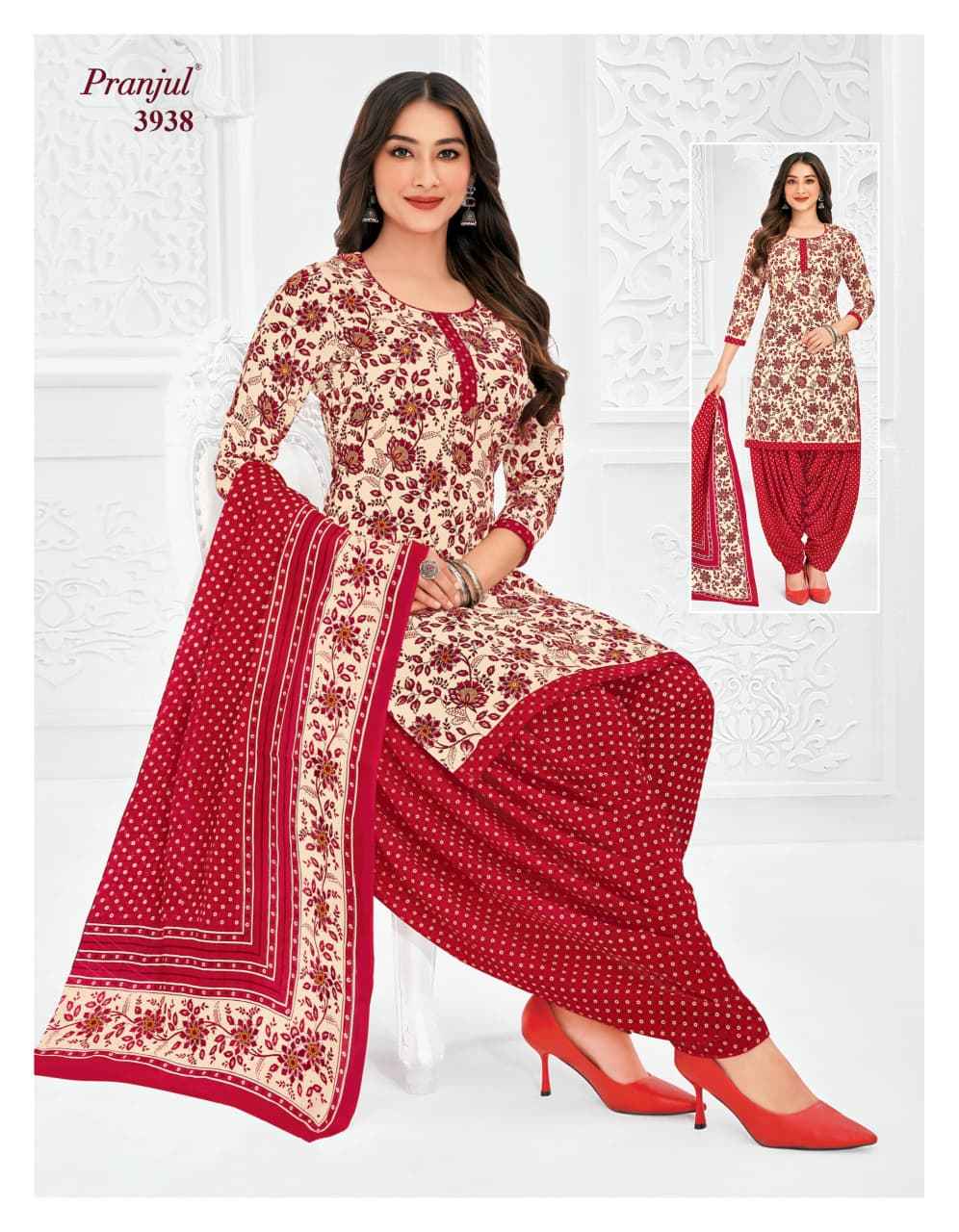 Pranjul Priyanshi Vol 39 Cotton Dress Material 36 pcs Catalogue