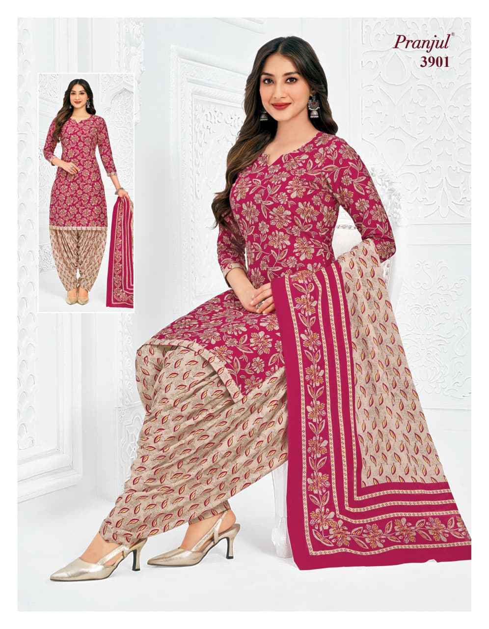 Pranjul Priyanshi Vol 39 Cotton Dress Material 36 pcs Catalogue