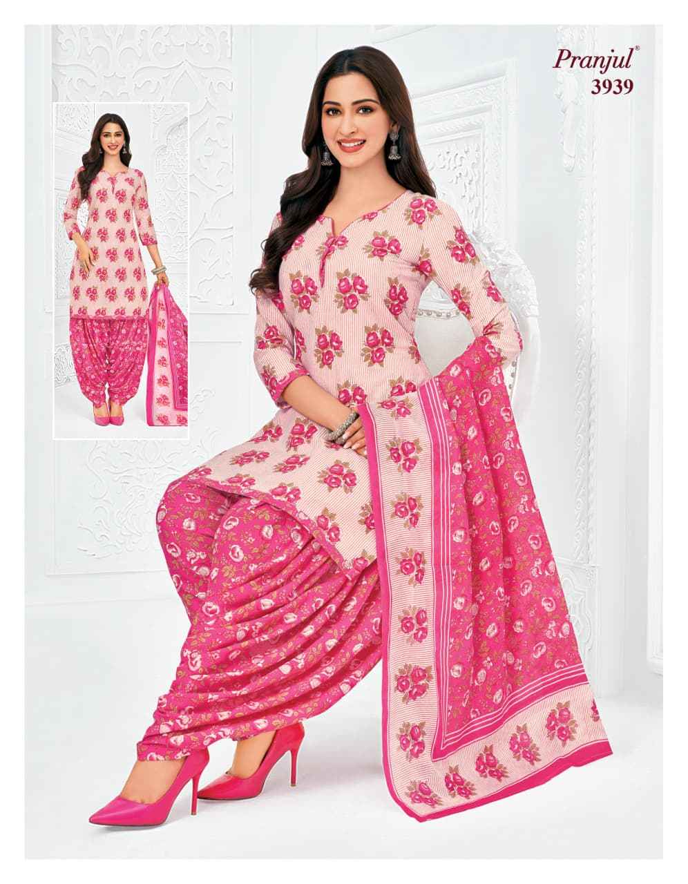 Pranjul Priyanshi Vol 39 Cotton Dress Material 36 pcs Catalogue