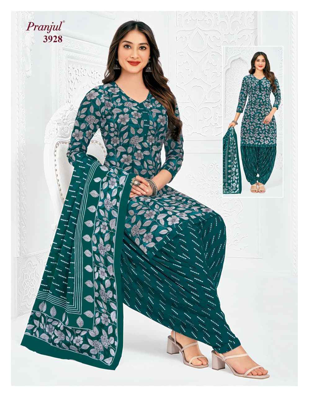 Pranjul Priyanshi Vol 39 Cotton Dress Material 36 pcs Catalogue