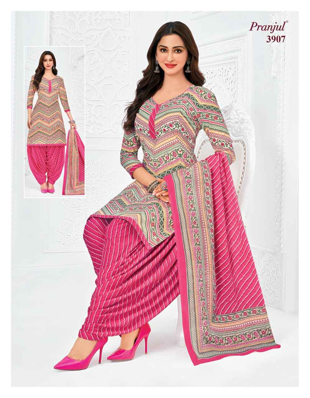 Pranjul Priyanshi Vol 39 Cotton Dress Material 36 pcs Catalogue