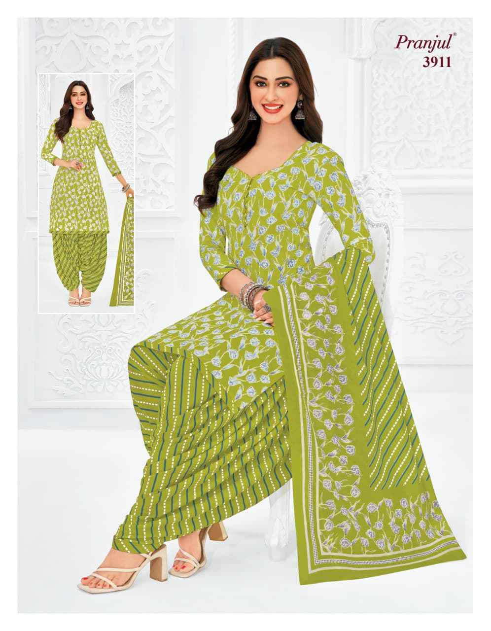 Pranjul Priyanshi Vol 39 Cotton Dress Material 36 pcs Catalogue