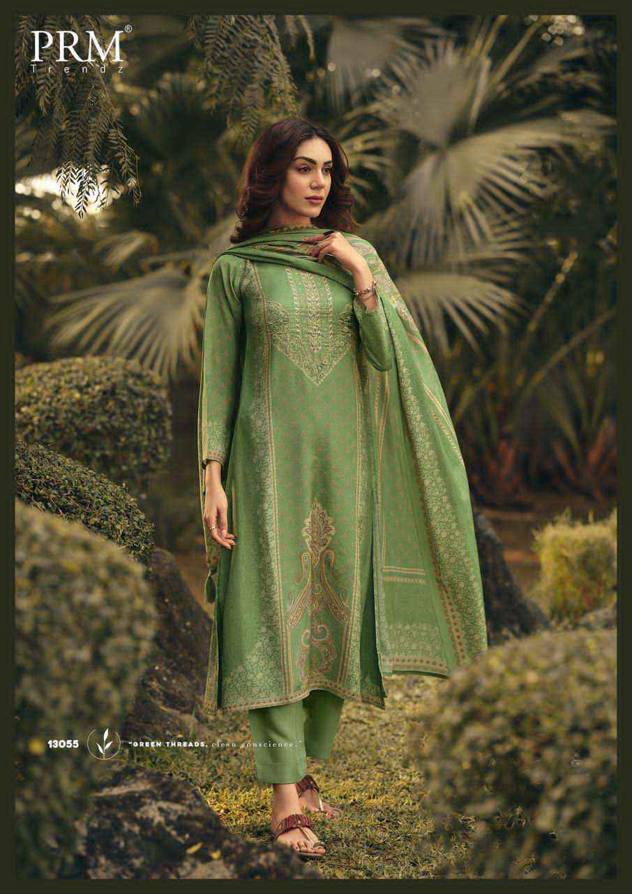 PRM Trendz Juliette Muslin Silk Dress Material 6 pcs Catalogue